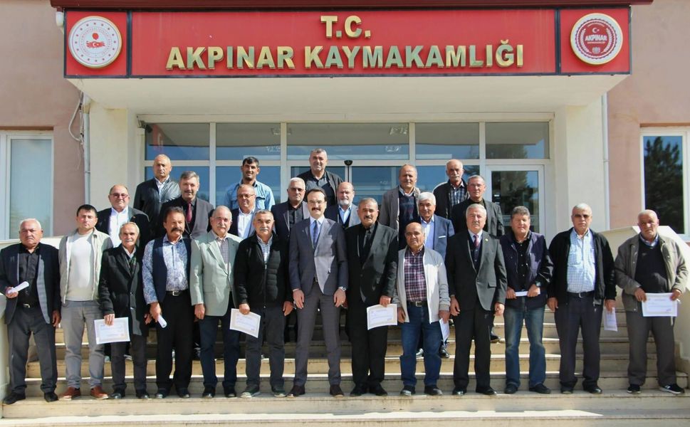 Köylere Hizmet Götürme Birliği toplandı, muhtarlara teşekkür belgesi verildi