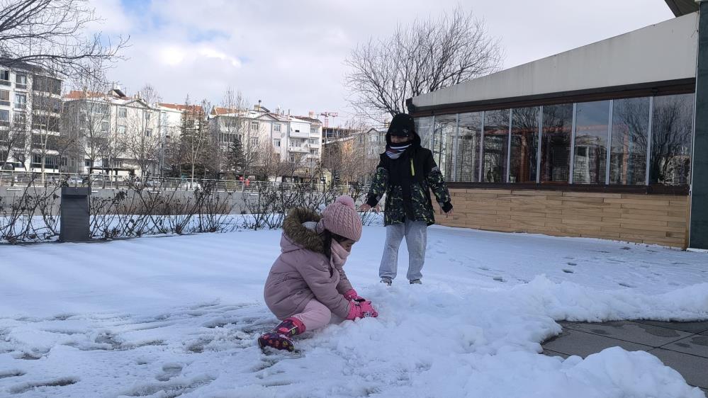 Kırşehir'de Kar Tatiline Güneş Dokundu 3