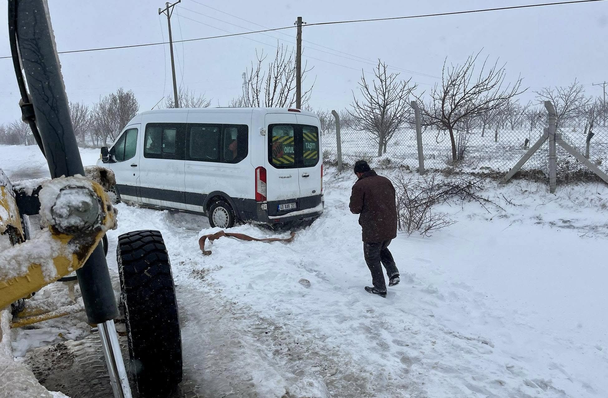 Kırşehir’de Yolda Kalanlara Destek!