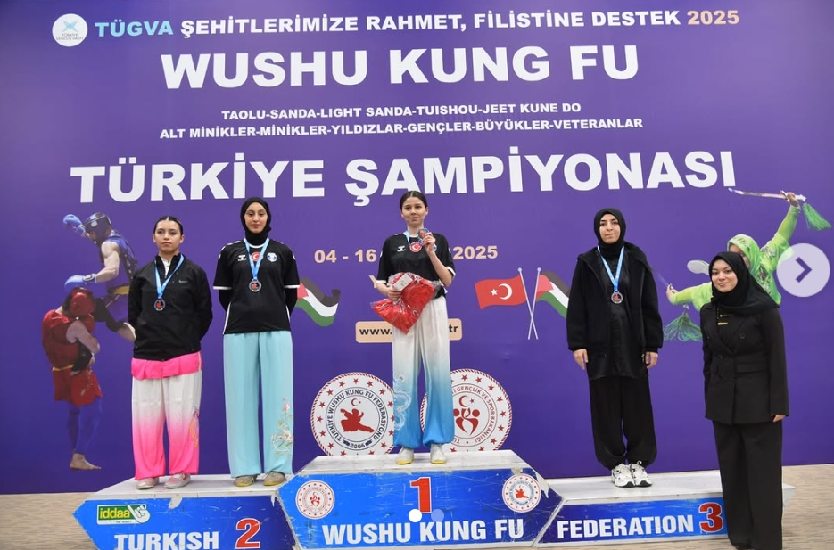 Wushu Kungfu Şampiyonası’nda Türkiye 3. Oldu