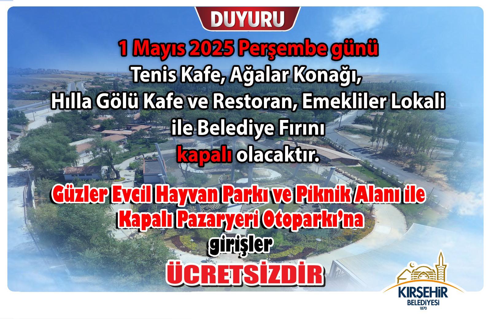 Belediye’den Tesisler Için 1 Mayıs Düzenlemesi (2)