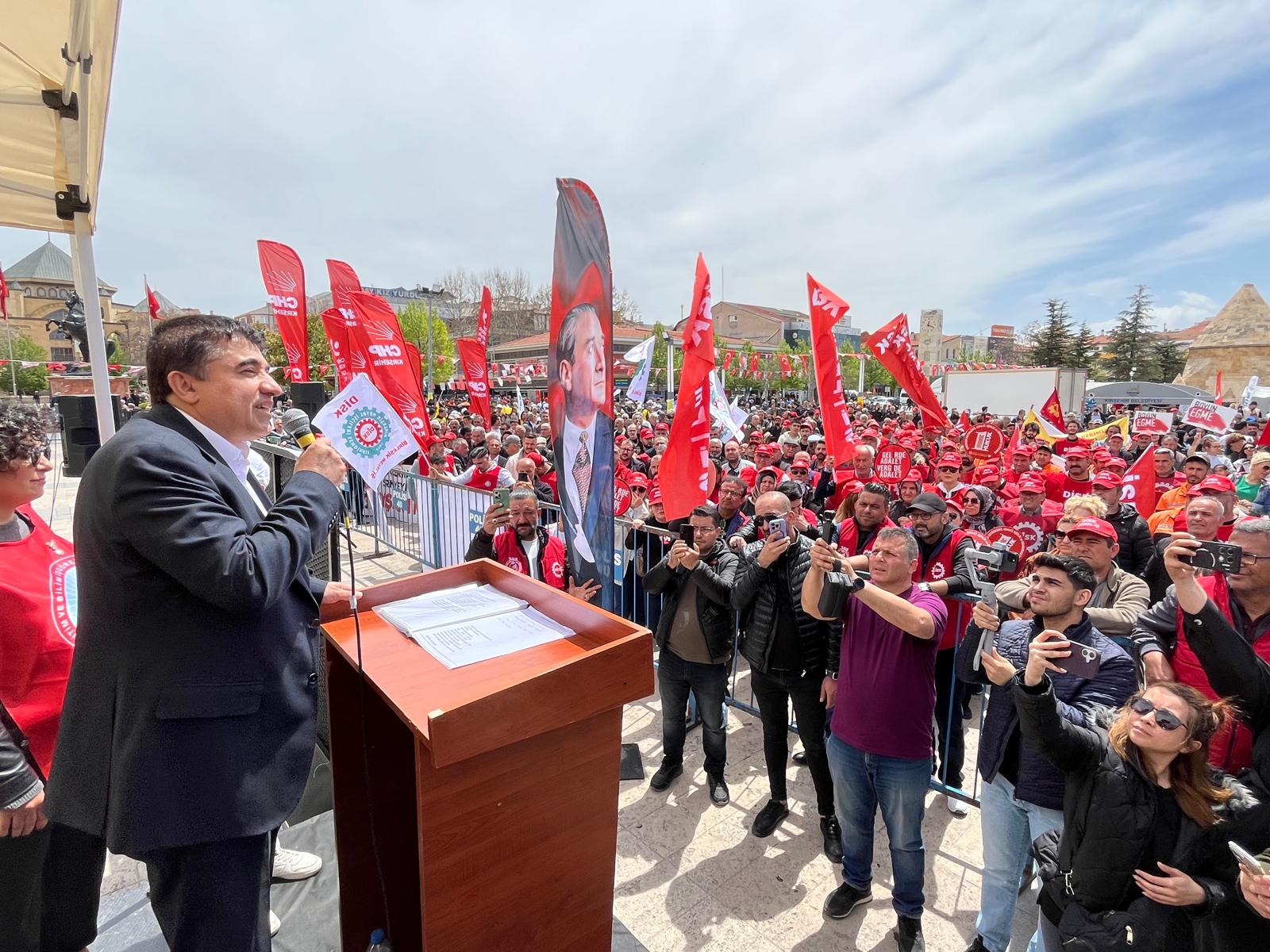 Kırşehir’de 1 Mayıs Davul Zurnayla Kutlandı