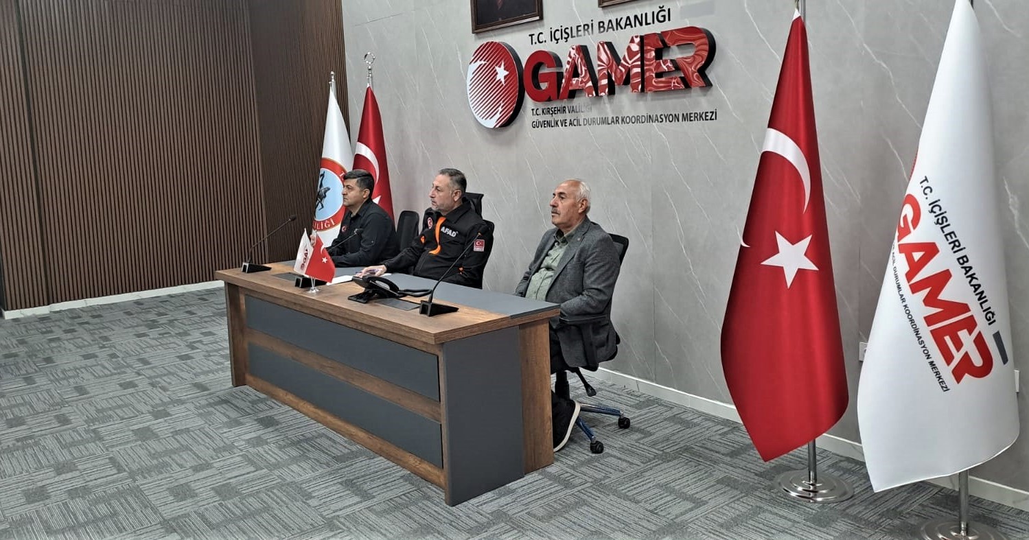 Kırşehir’de Afet Müdahale Planları Gözden Geçirildi