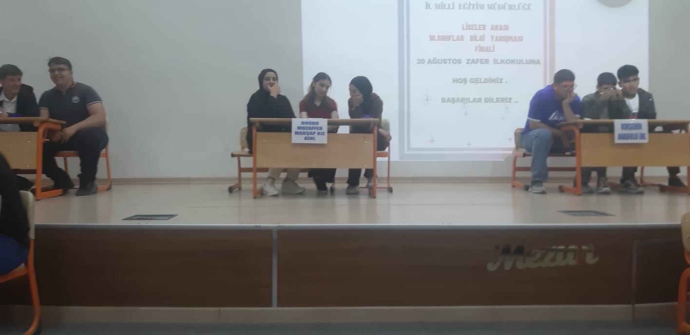 Kırşehir’de Bilgi Yarışmasında Zirveye Adını Yazdırdı