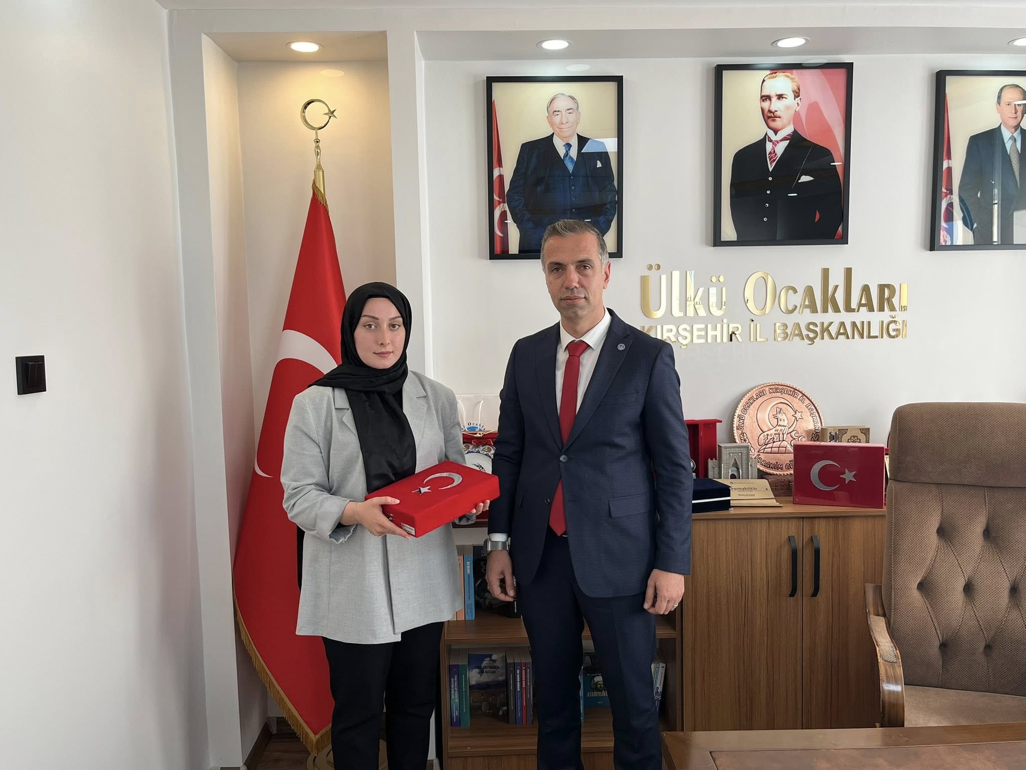 Kırşehir'de Ülkü Ocakları'ndan Ahi Evran Üniversitesine Yeni Atama 1
