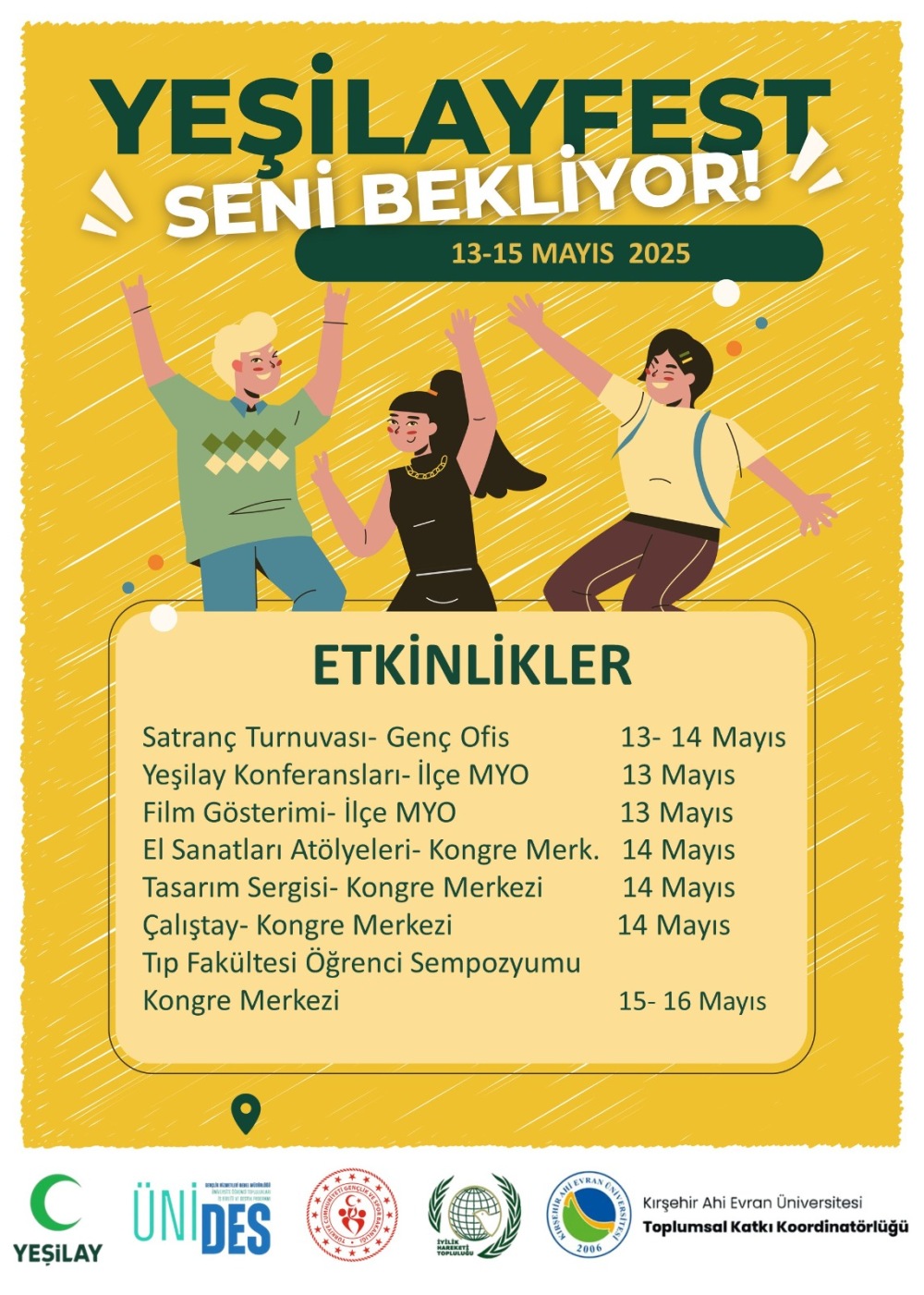 Yeşilayfest Kırşehir'de Başlıyor