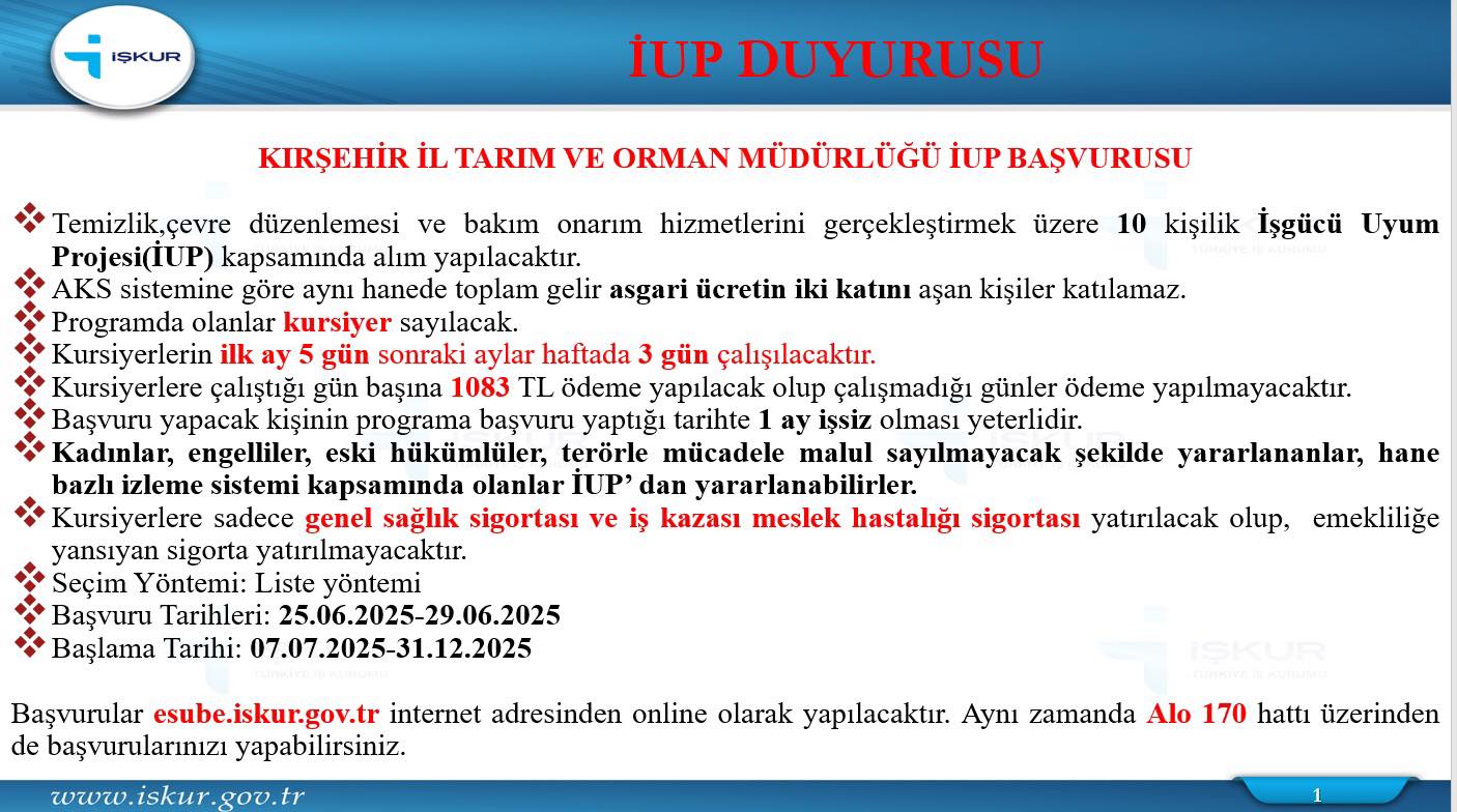 İşgücü Uyum Projesi Ile Yeni Istihdam Kapısı Açılıyor