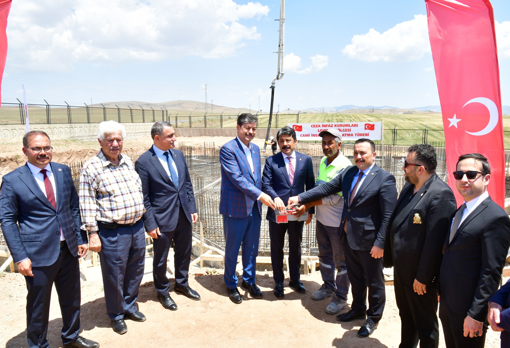 Kırşehir Cezaevi Yerleşkesine Cami Temeli Dualarla Atıldı 4