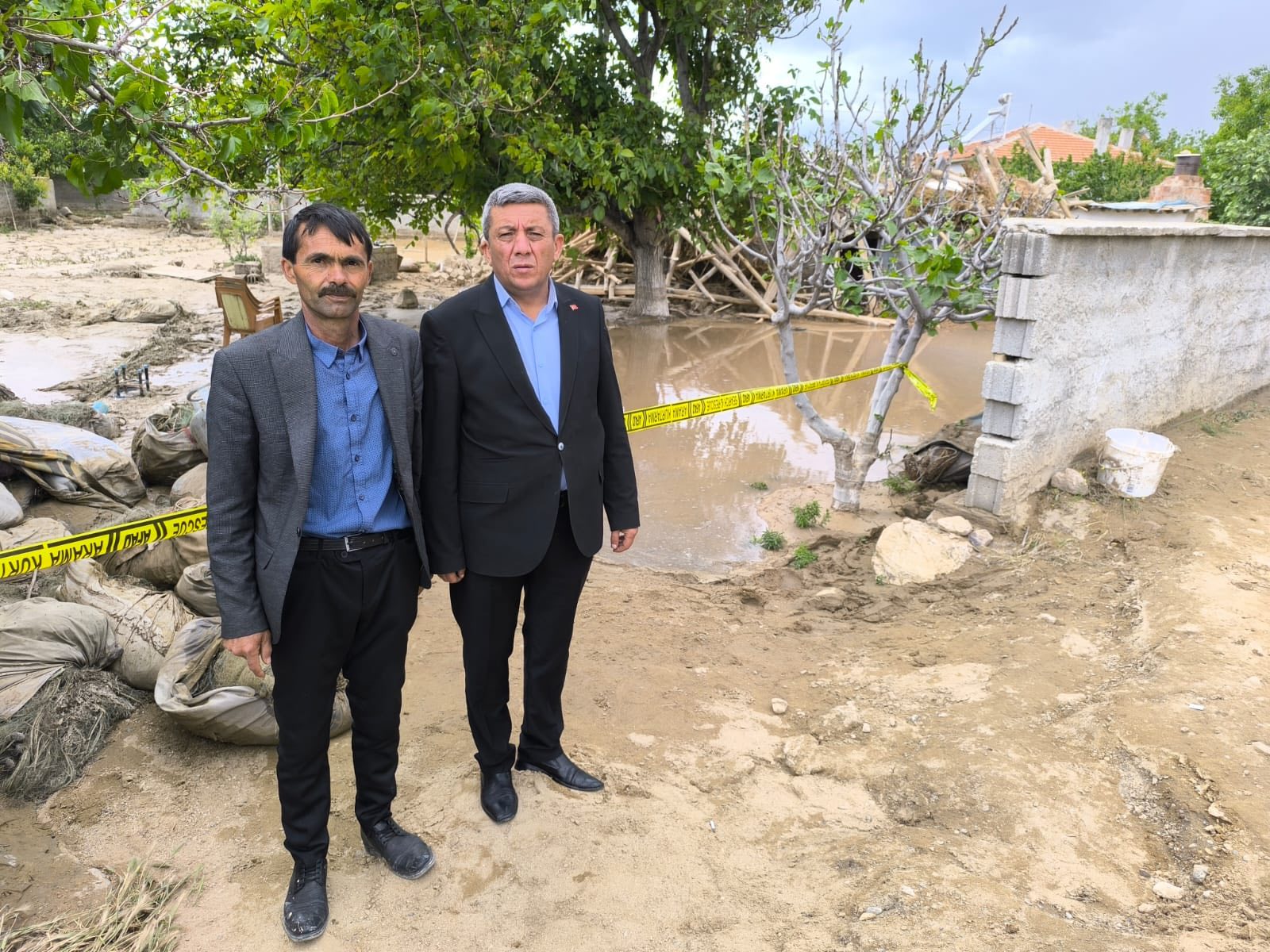 Toklumen’de Sel Vurdu, Kırşehir Ziraat Odası Sahada 1
