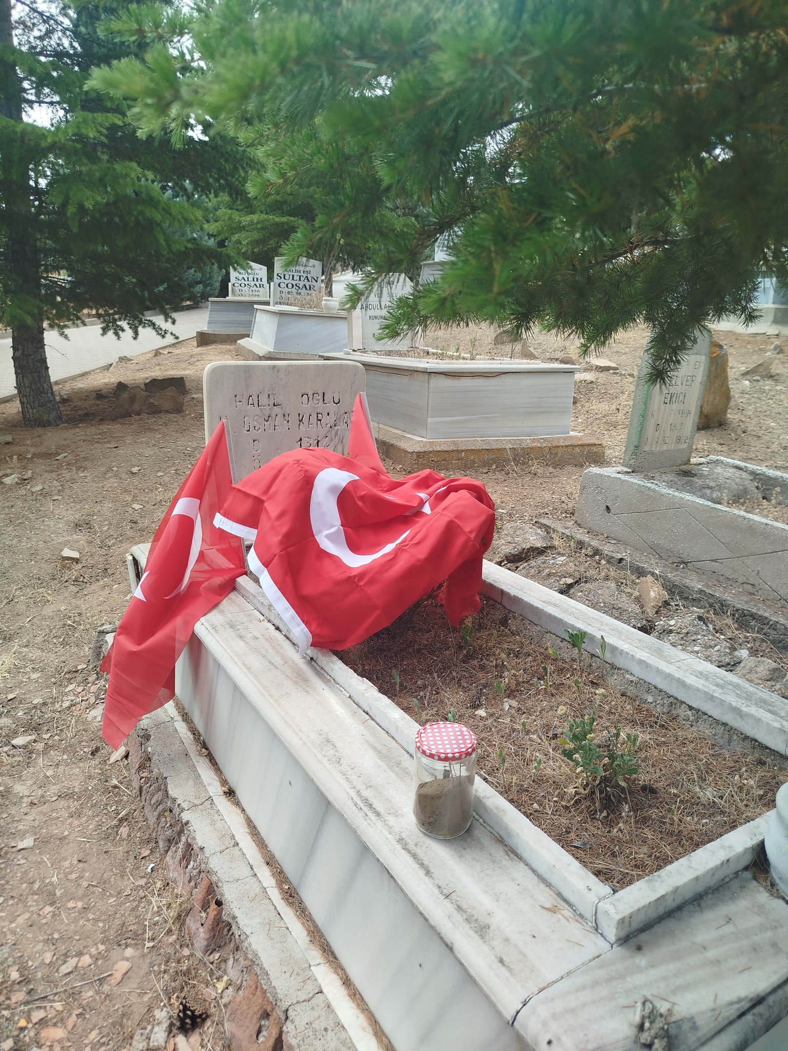 Şehitlerin Kanıyla Yoğrulan Toprak, Kırşehir’de Gazi Karalar’ın Mezarıyla Buluştu 1
