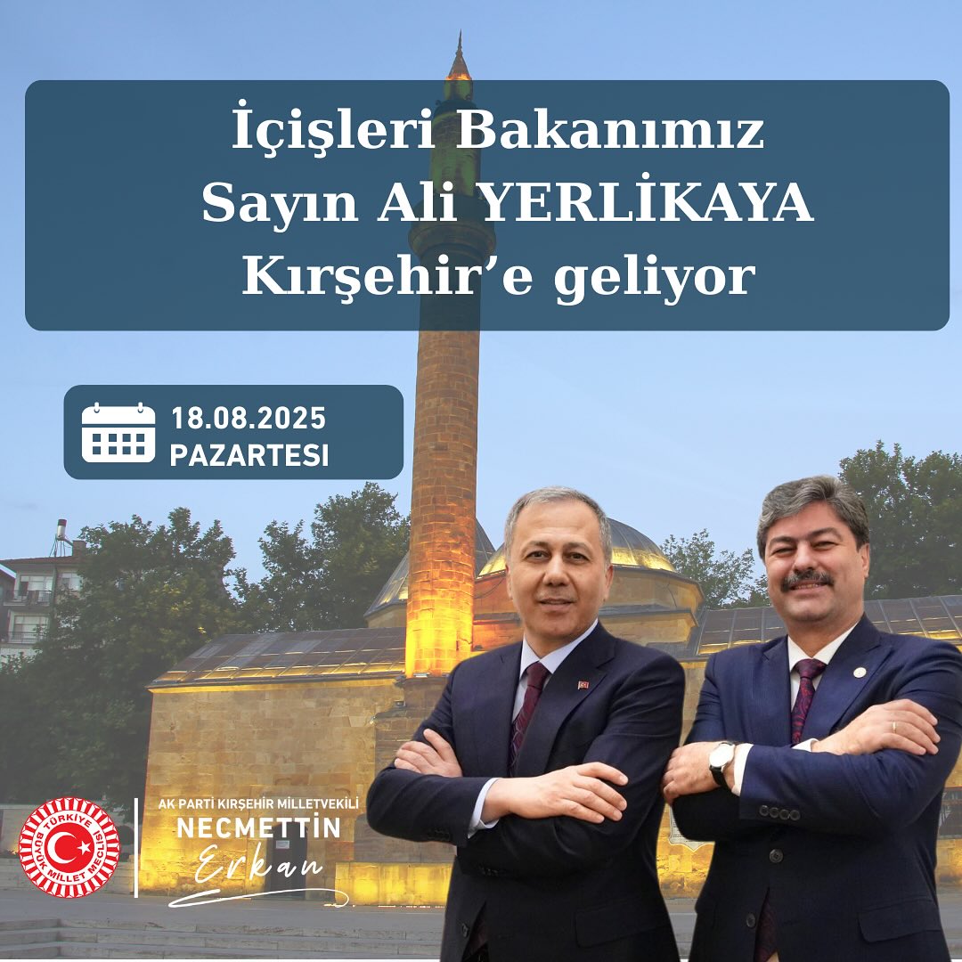 Bakan Yerlikaya, Kırşehir’e Geliyor (2)