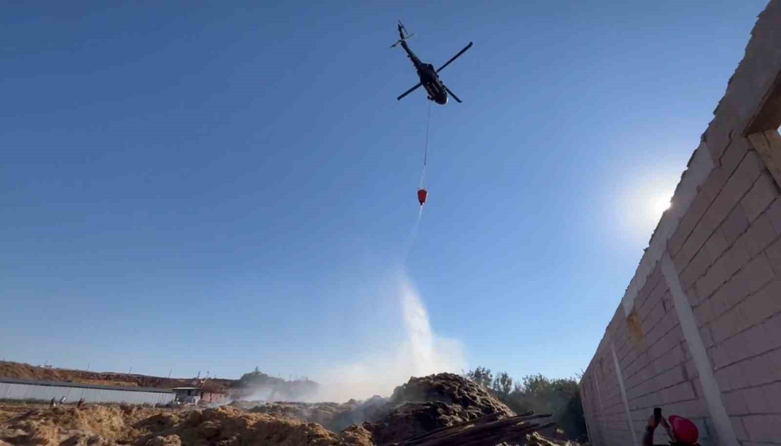 Jandarma Helikopteri Müdahale Etti