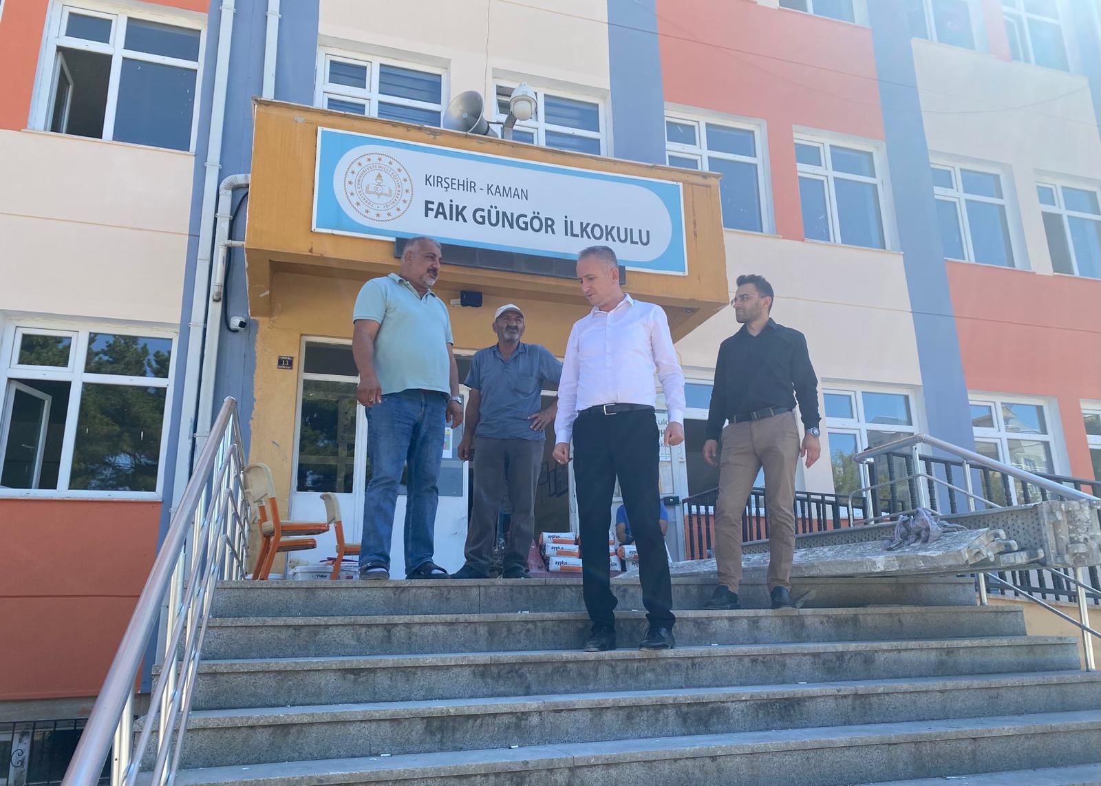 Kaman’da Eğitim Yatırımlarında Saha Denetimi5