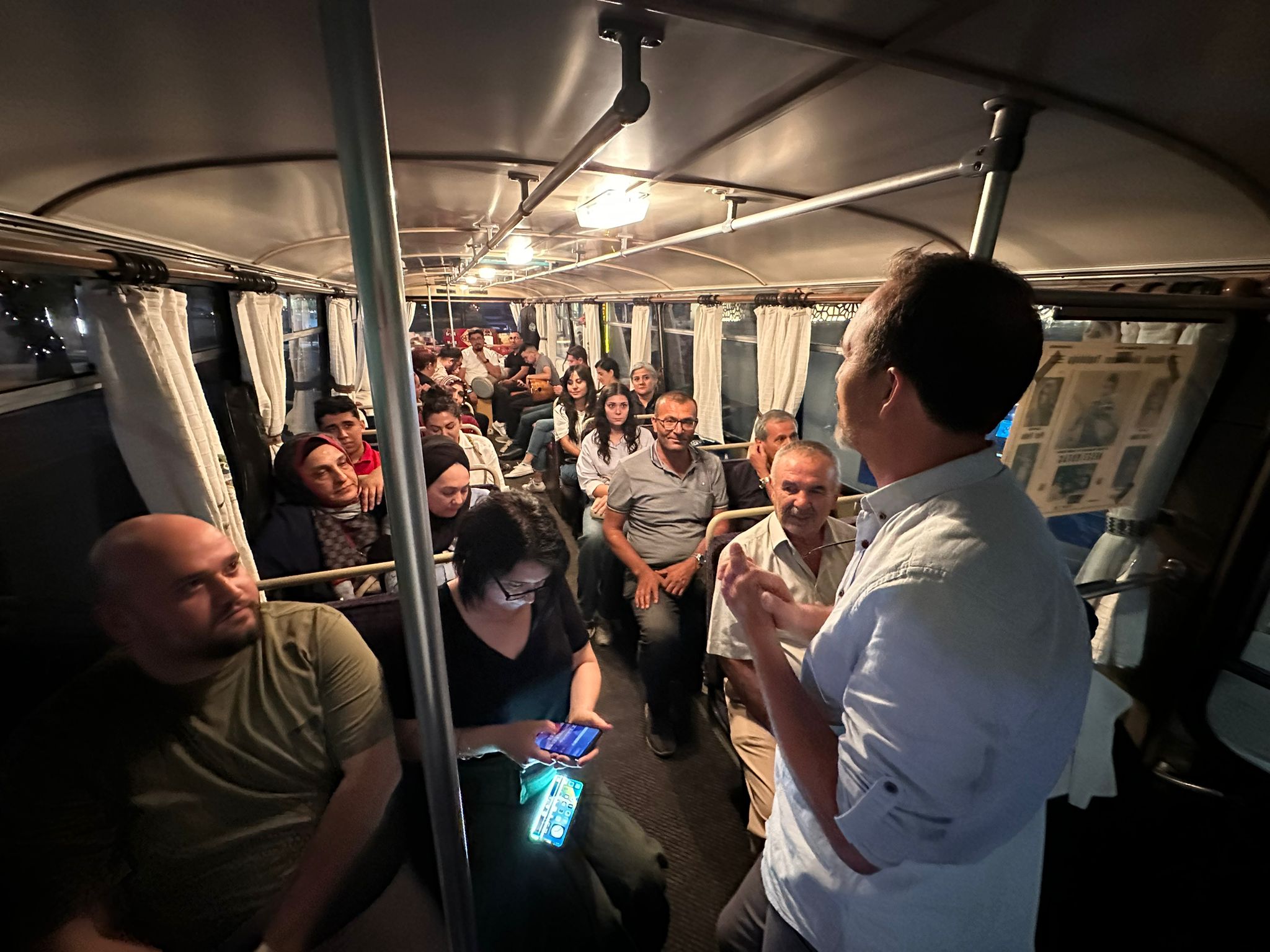 Kırşehir’de Allı Turnam Otobüsü Ile Bozlak Rüzgarı Esti 4