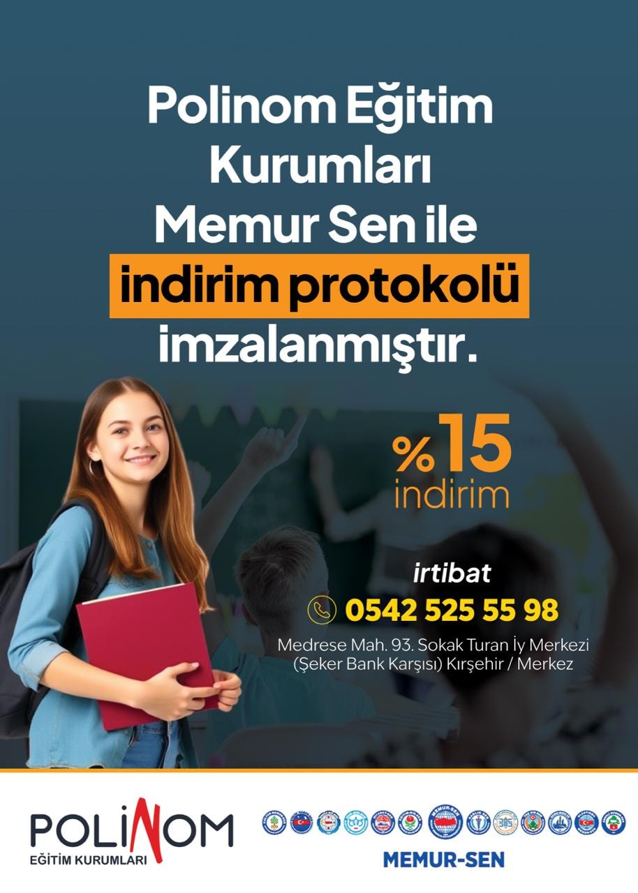 Kırşehir’de Memur Sen Üyelerine Eğitimde Özel Indirim Fırsatı