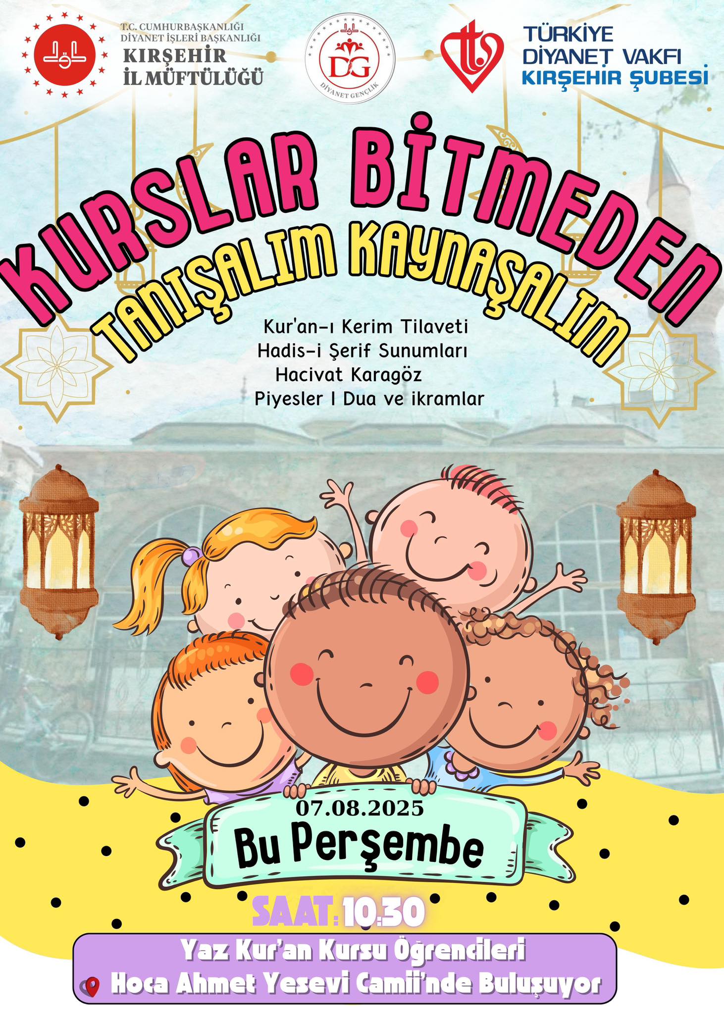 Kırşehir’de Yaz Kursları Coşkulu Buluşma Ile Final Yapıyor