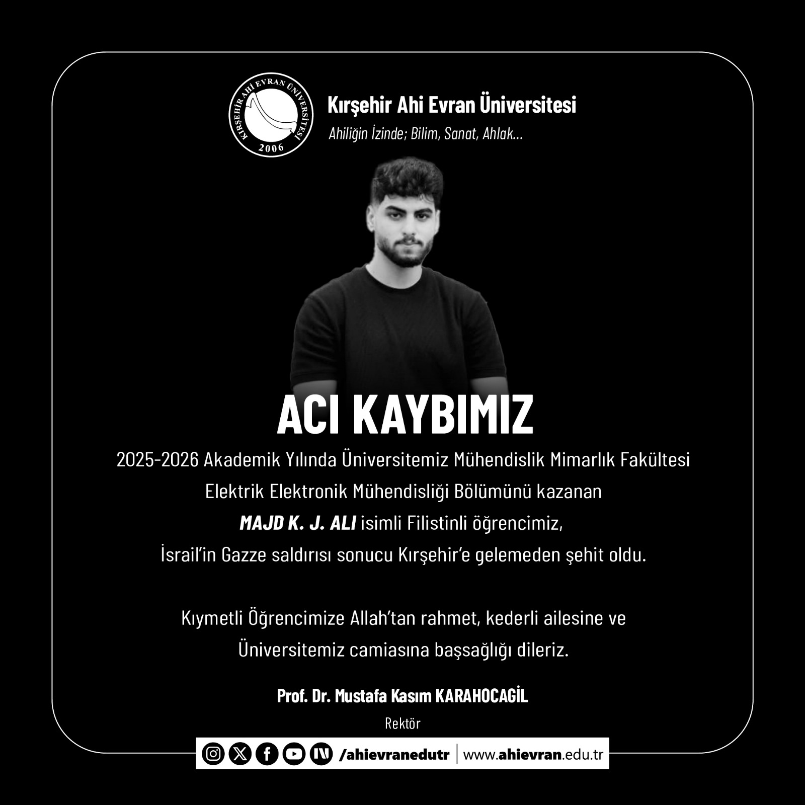 Kırşehir’e Gelemeden Şehit Düştü