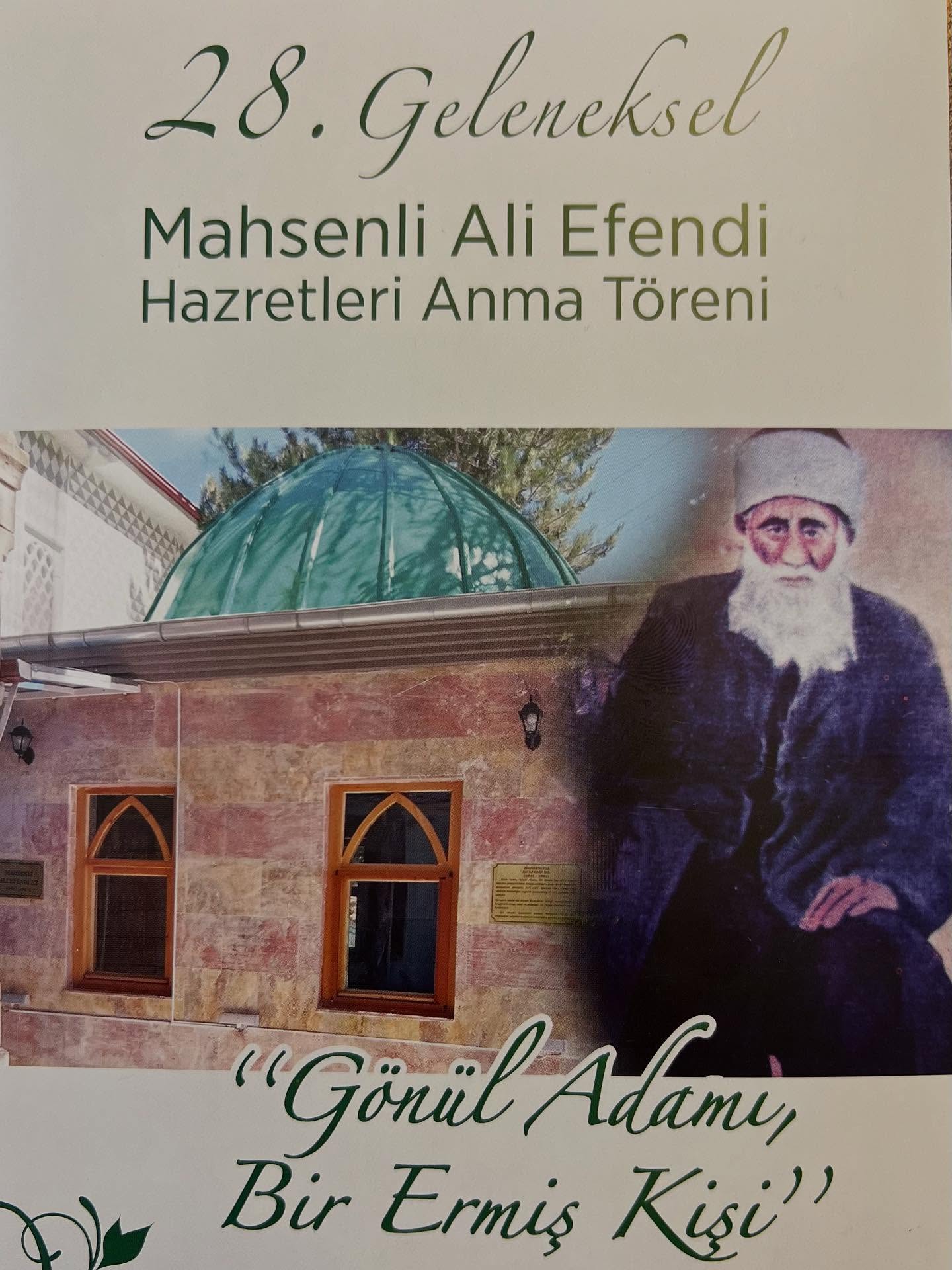 Mahsenli Ali Efendi Hazretleri Anılacak1
