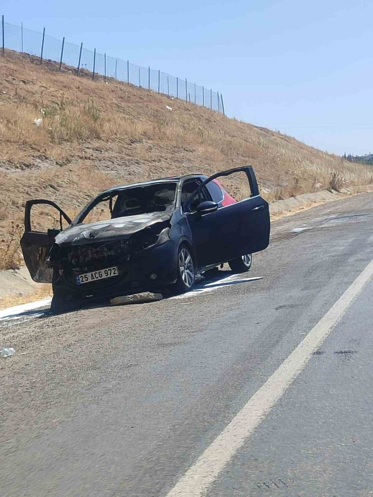 Seyir Halindeki Araç Yandı1