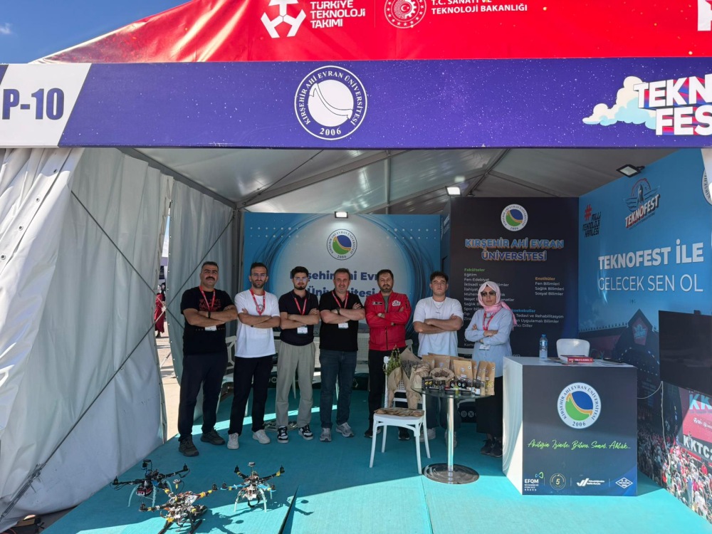 Kırşehir Ahi Evran Üniversitesi Teknofest’te Teknoloji Rüzgarı Estirdi