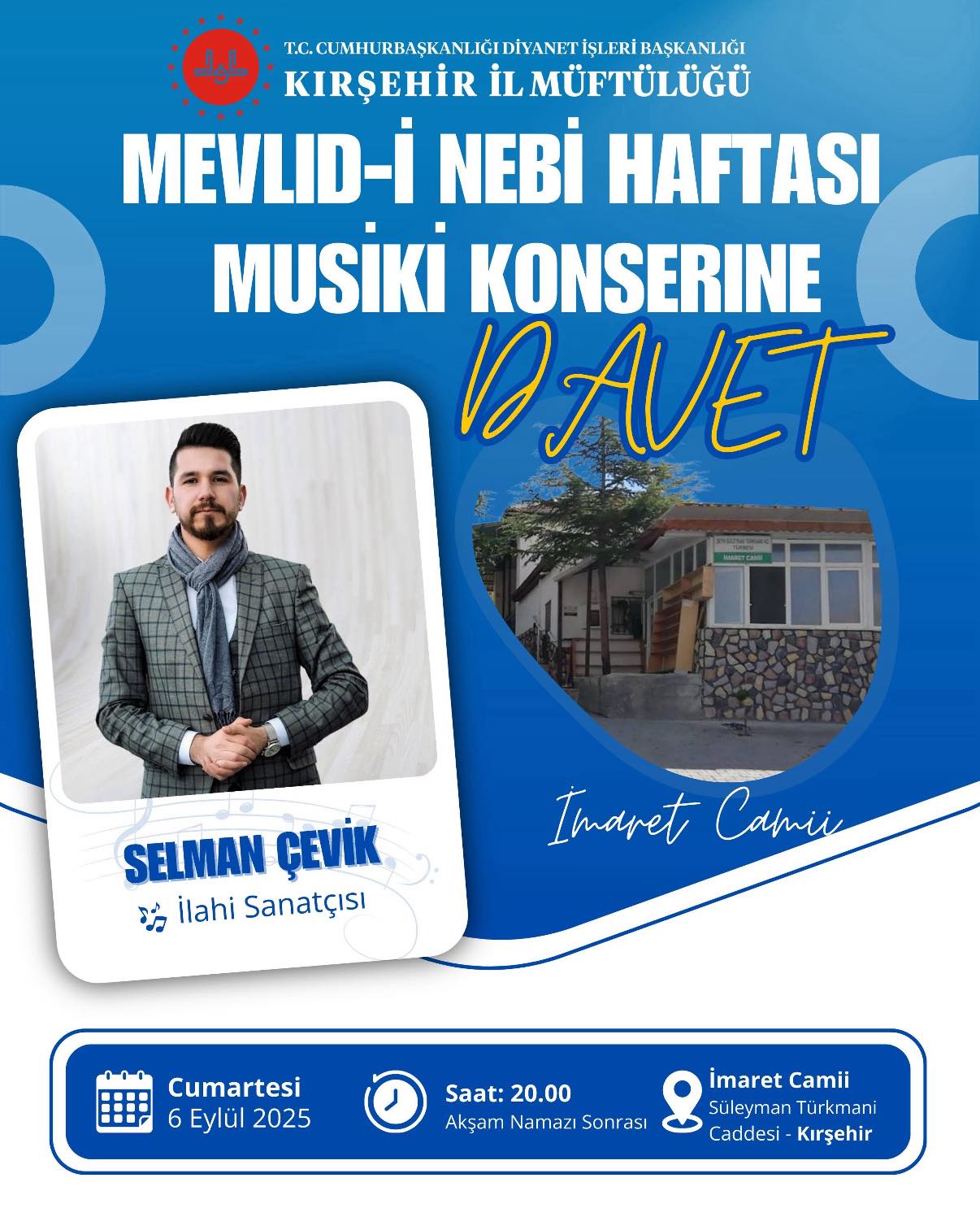 Kırşehir’de Manevi Bir Akşam