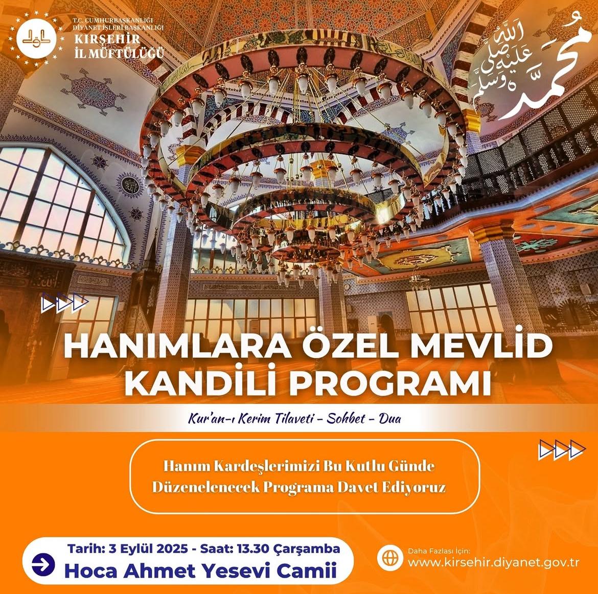 Kırşehir’de Mevlid Kandili Dualar Ve Sohbetlerle Eda Edilecek (2)