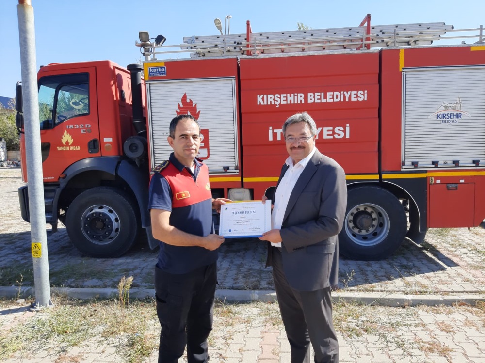 Uygulamalı Yangın Eğitimi Verildi3