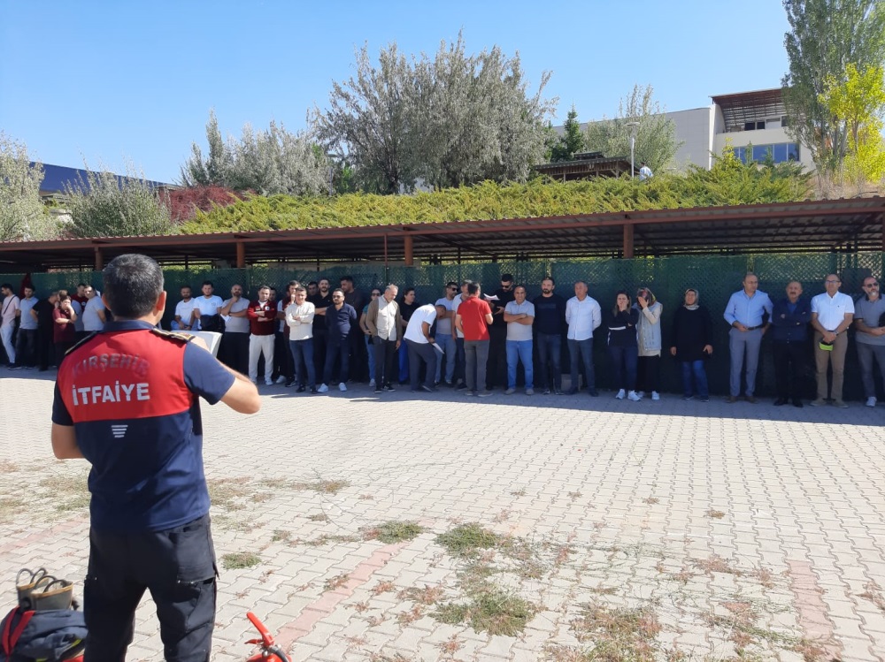 Uygulamalı Yangın Eğitimi Verildi5