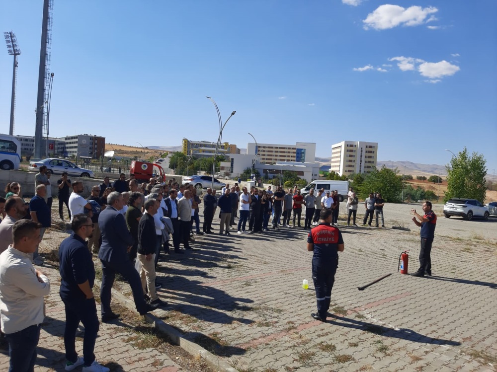 Uygulamalı Yangın Eğitimi Verildi6