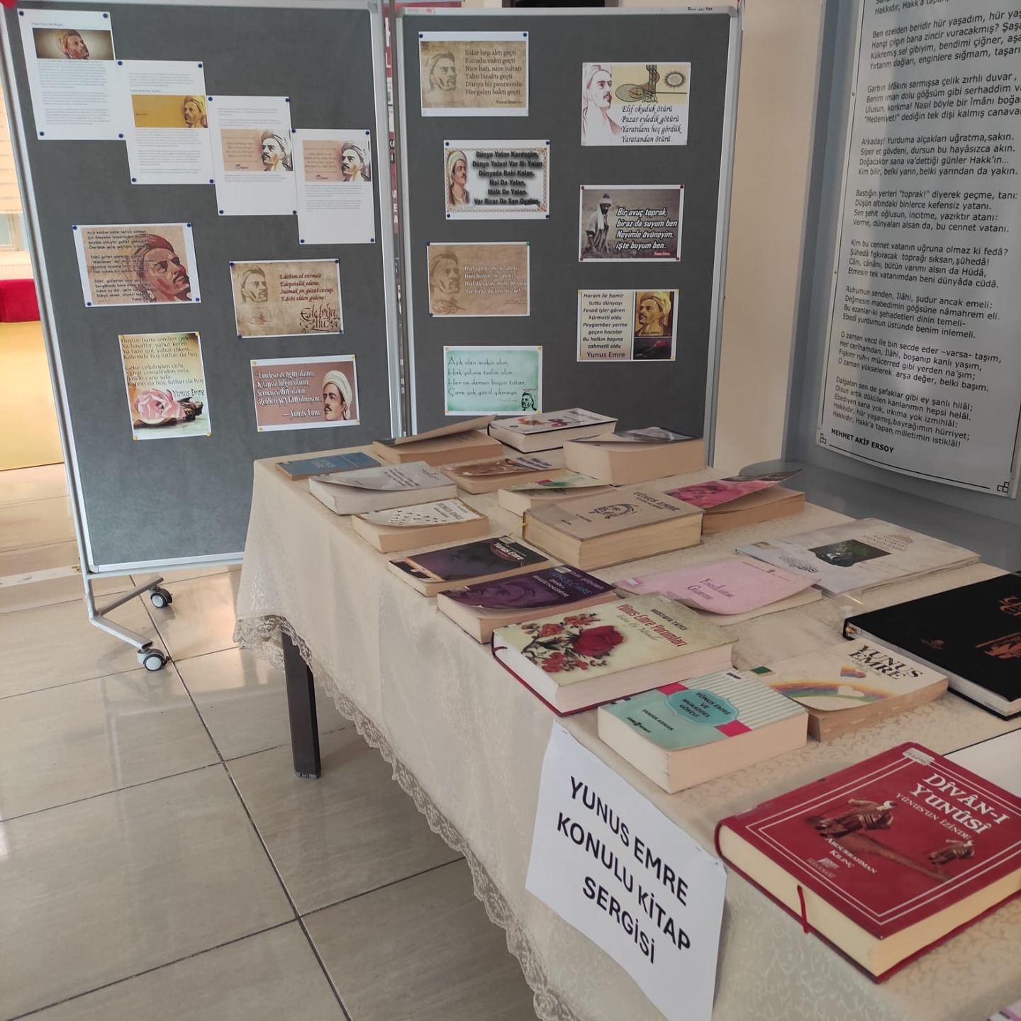 Yunus Emre Anısına Resim Ve Kitap Sergisi Açıldı2