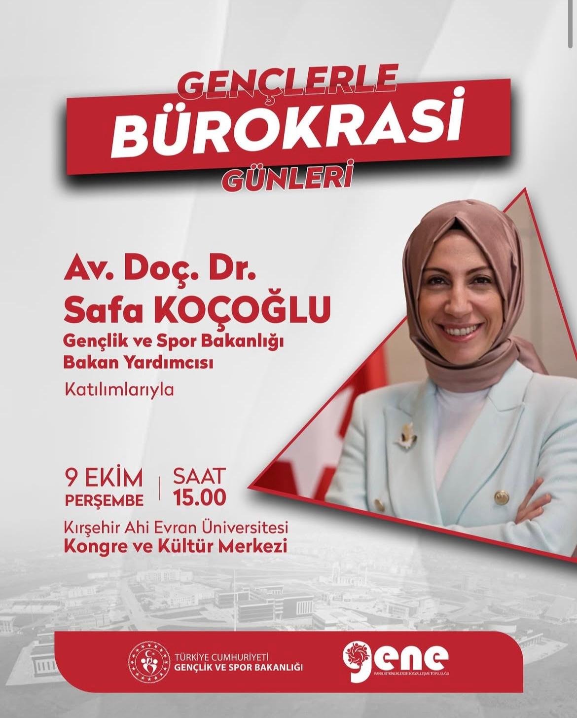 Bakan Yardımcısı Koçoğlu, Kırşehir’de Gençlerle Buluşacak-1