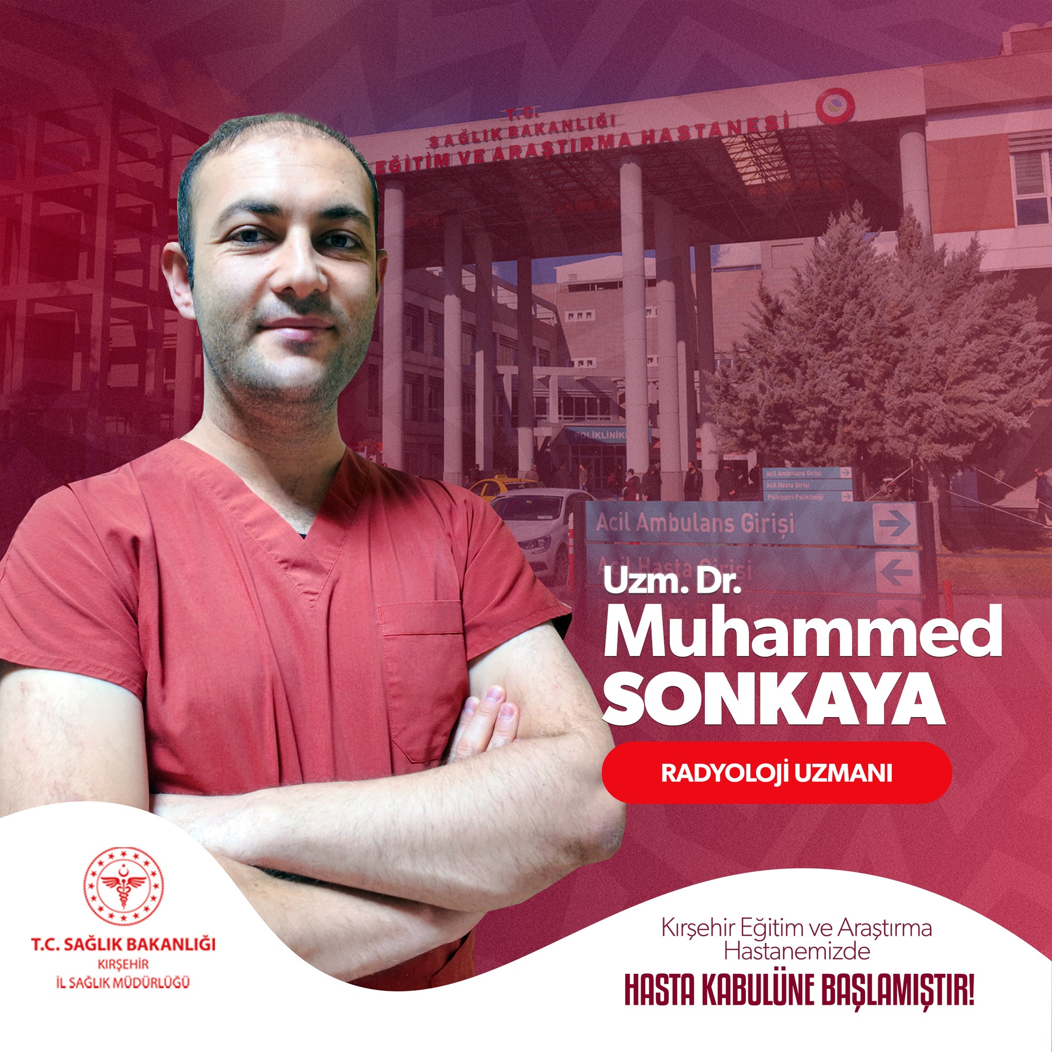 Eğitim Ve Araştırma Hastanesi’nde Radyoloji Hizmetine Yeni Uzman