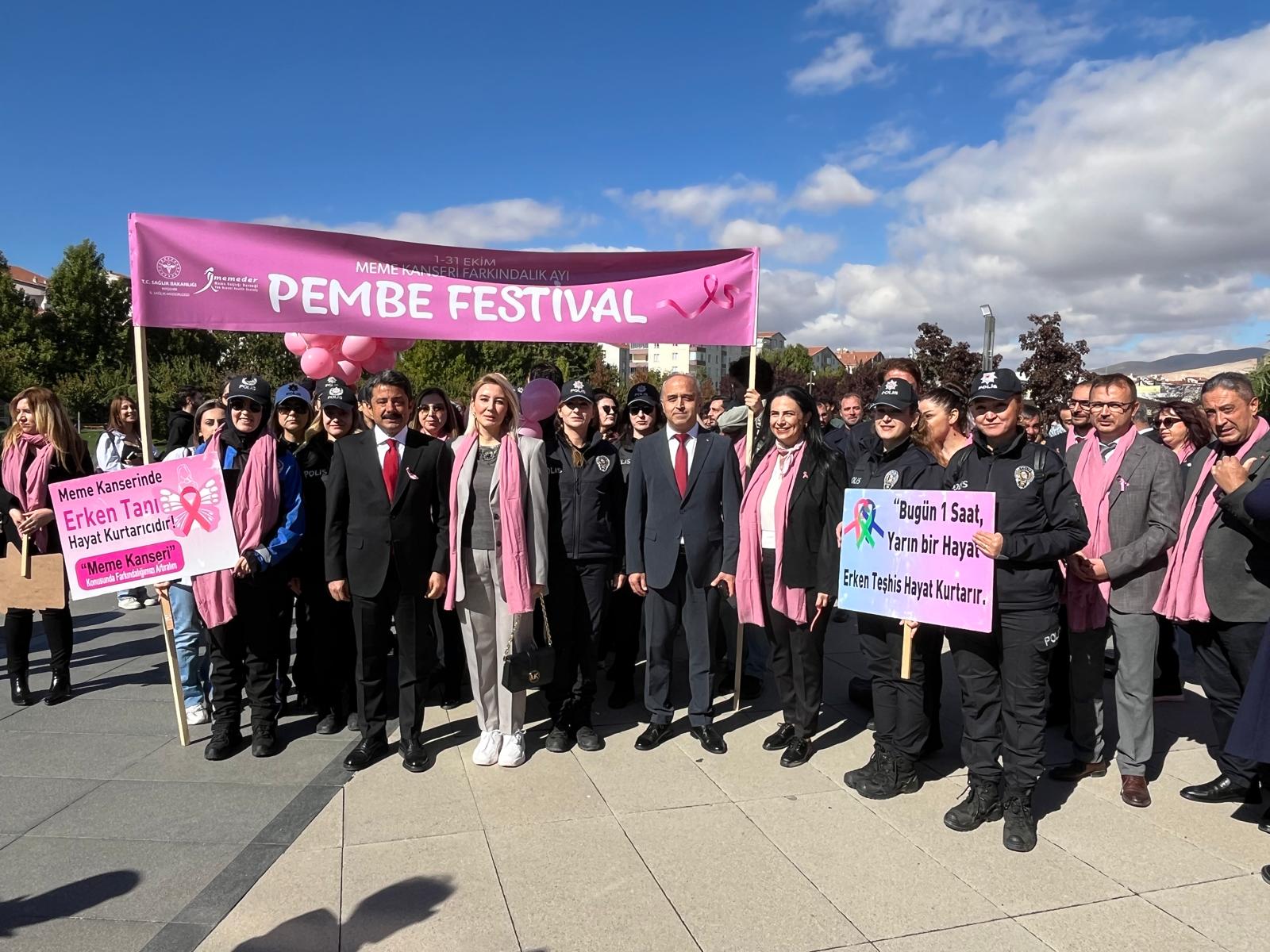 Erken Teşhis Için Kırşehir Pembeye Büründü (8)