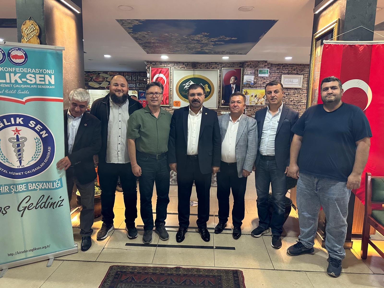 Kırşehir Sağlık Sen Üyeleri Il Teşkilatında Bir Araya Geldi