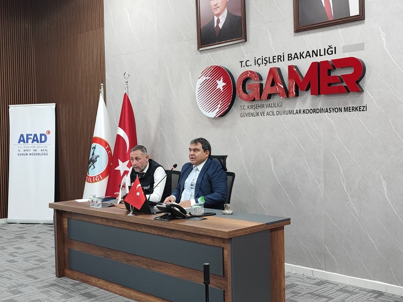 Kırşehir'de Afetlere Karşı Hazırlık Seviyesi Ölçüldü 1