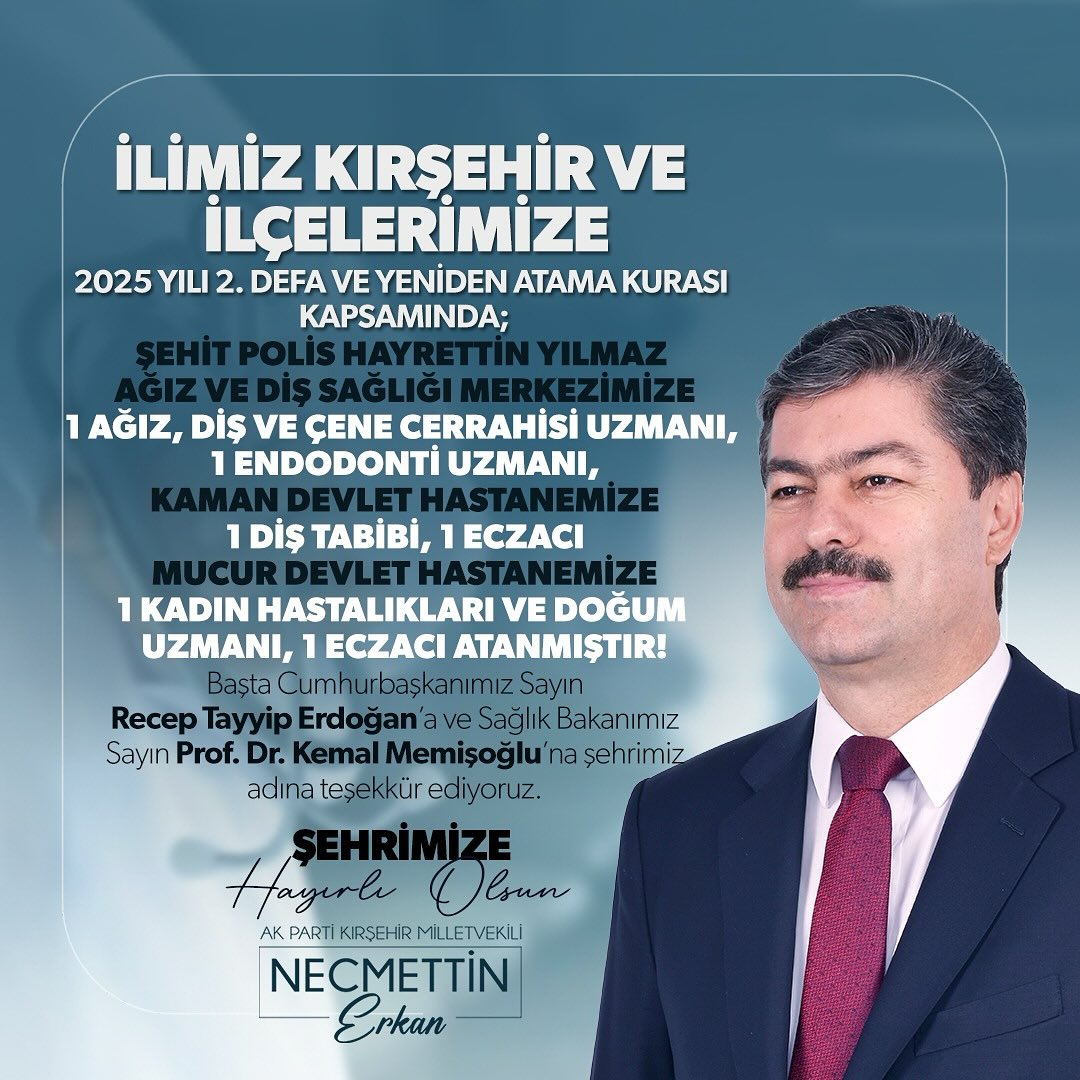 Kırşehir’in Sağlık Alanında Kadro Atağı