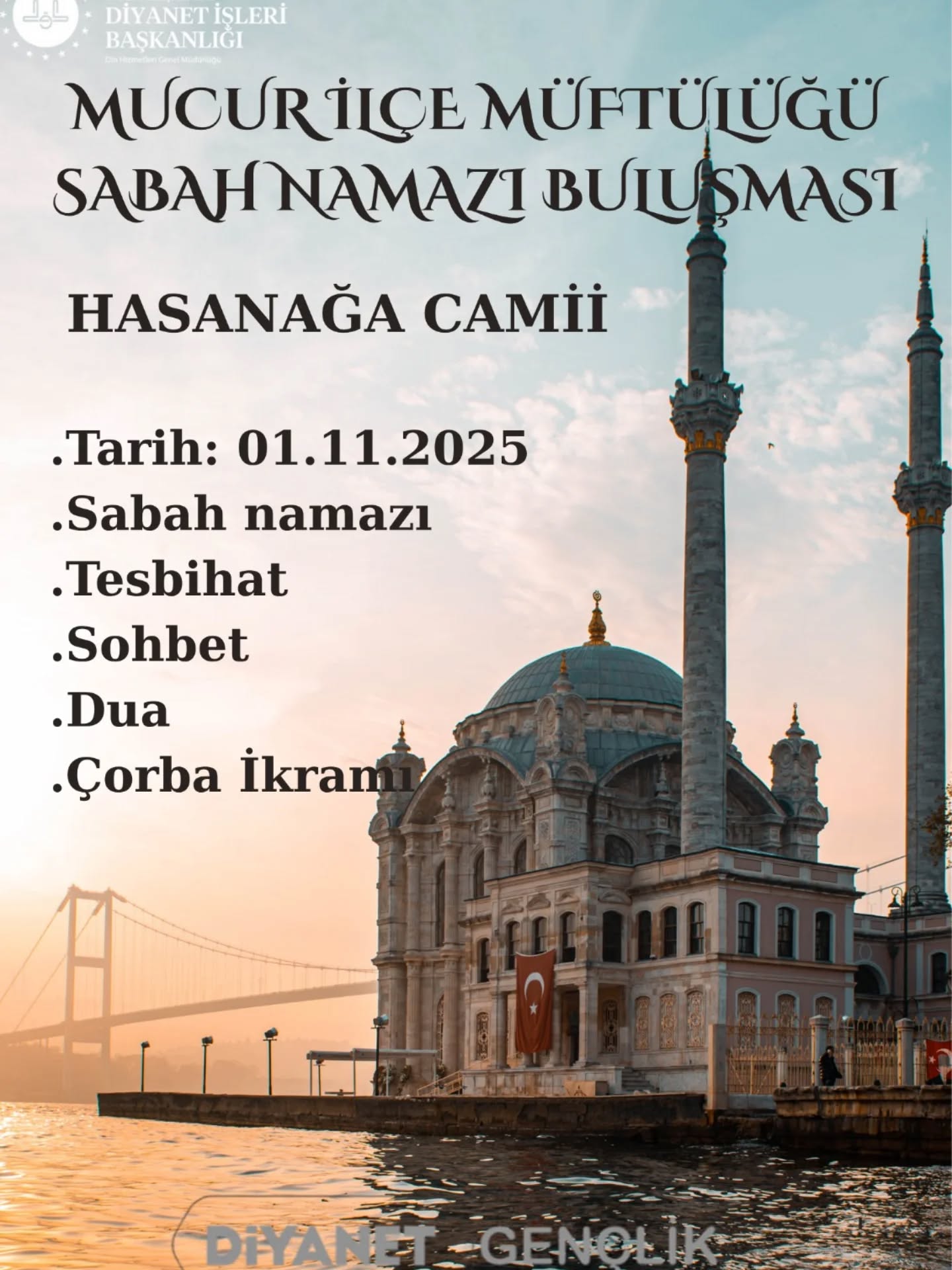 Mucur’da Sabah Namazı Buluşmasıyla Güne Manevi Başlangıç Yapılacak