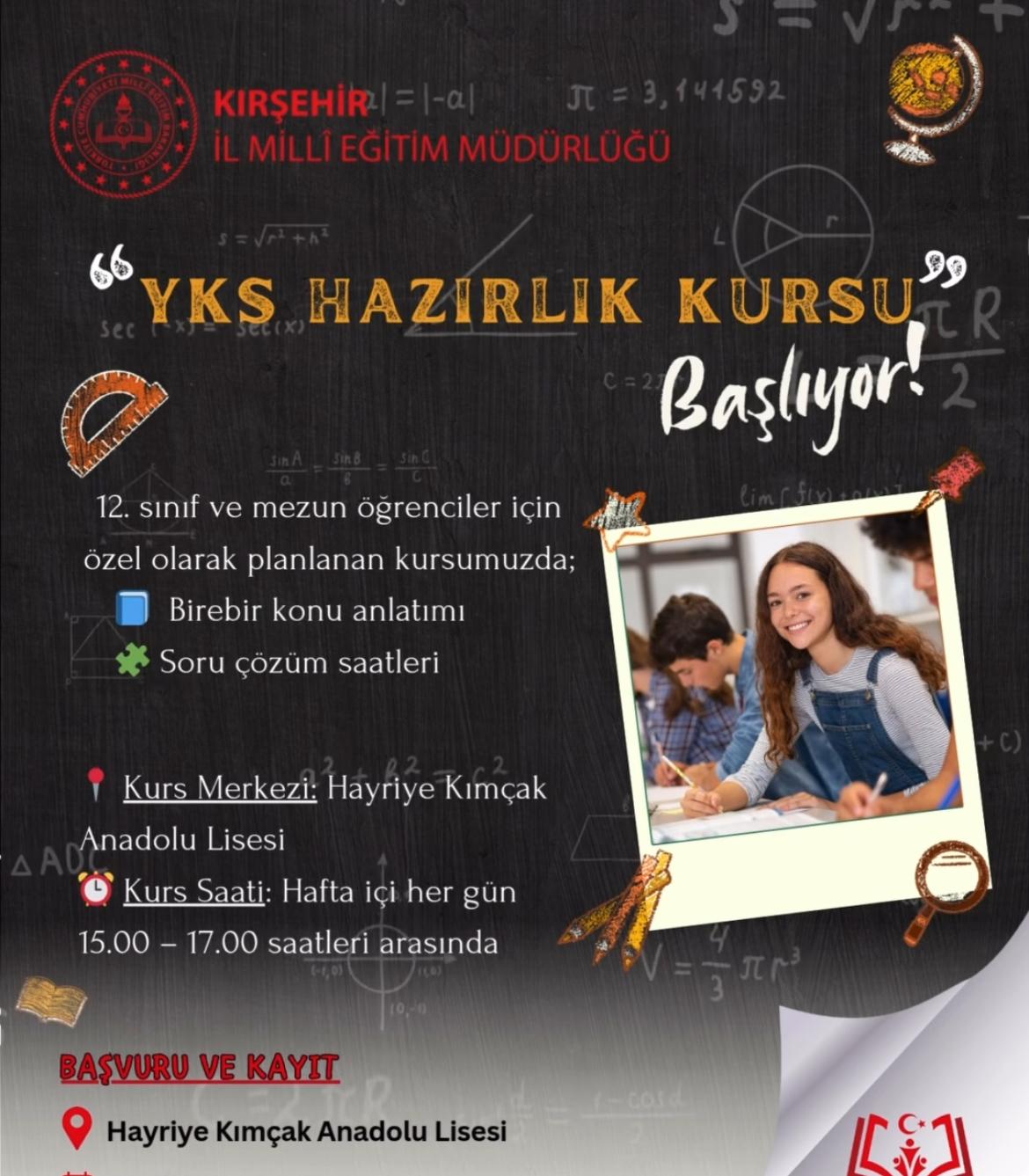 Yks Hazırlık Kursları Kapılarını Açıyor