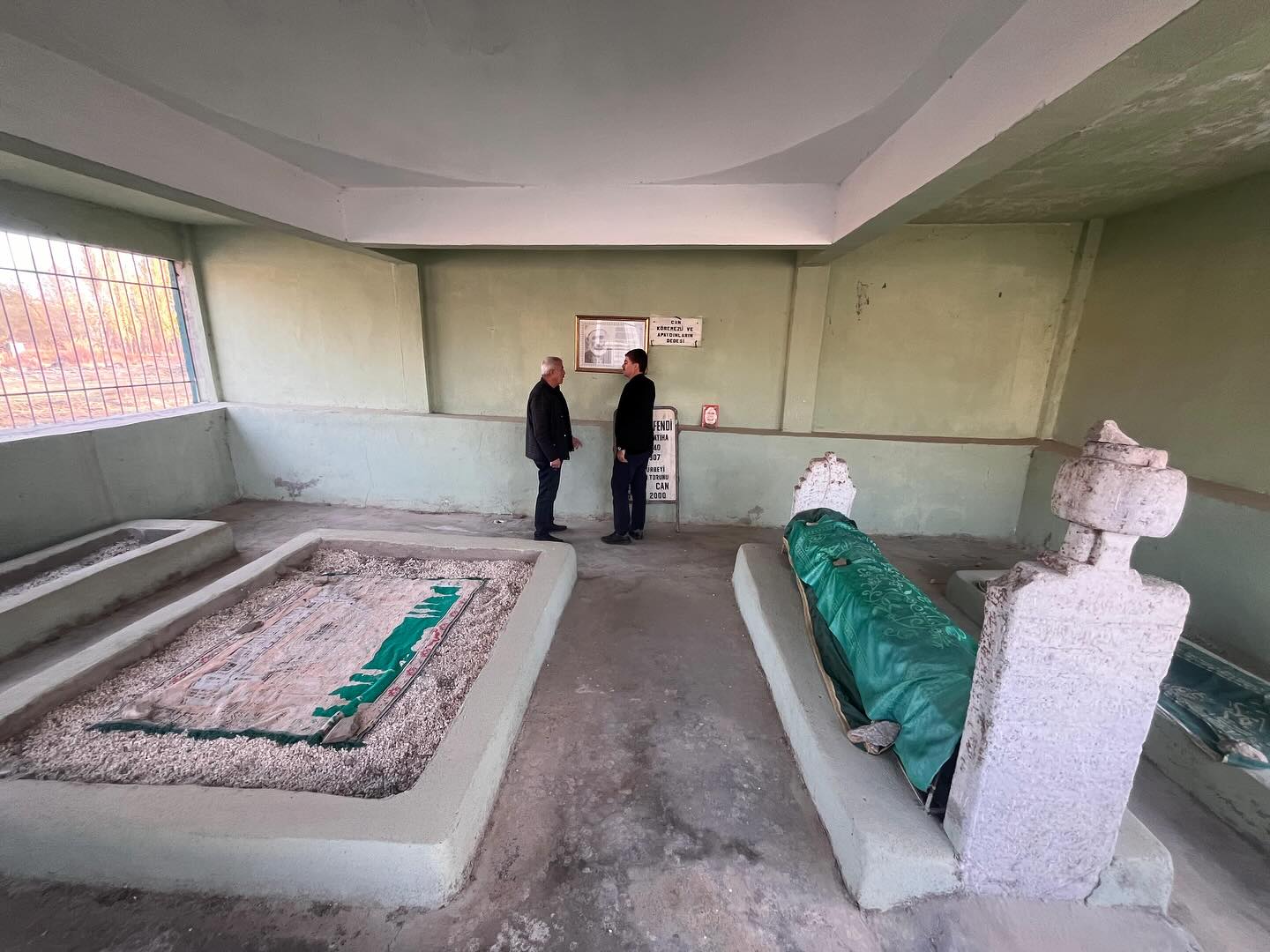 Akpınar’da Hacı Hüseyin Efendi Türbesi Yenileniyor 1