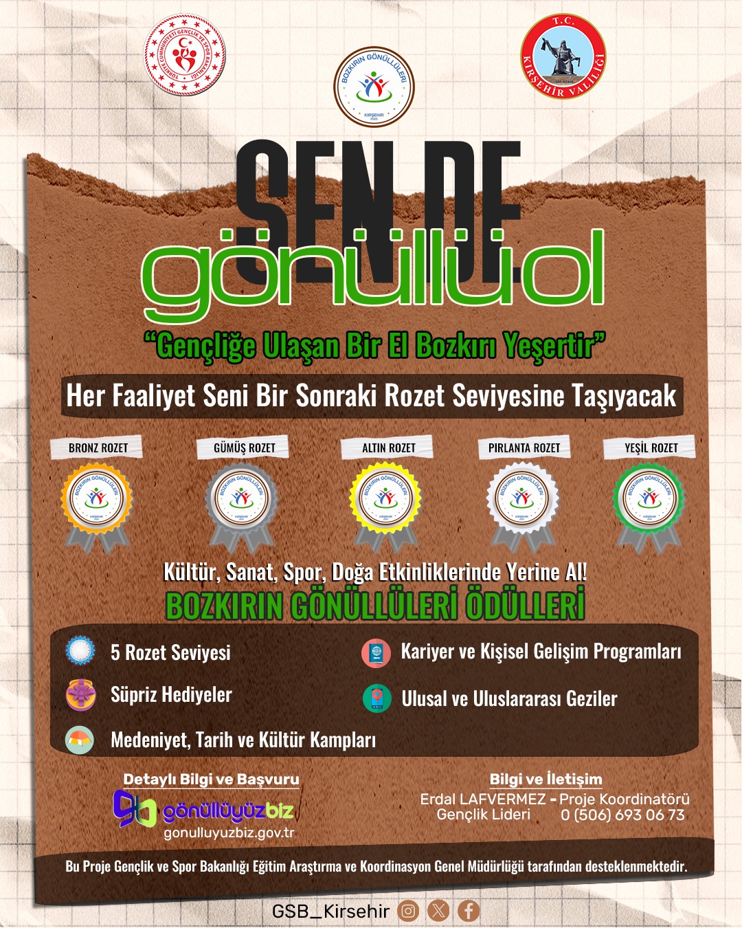 Bozkırın Gönüllüleri Projesi Gençleri Harekete Geçiriyor