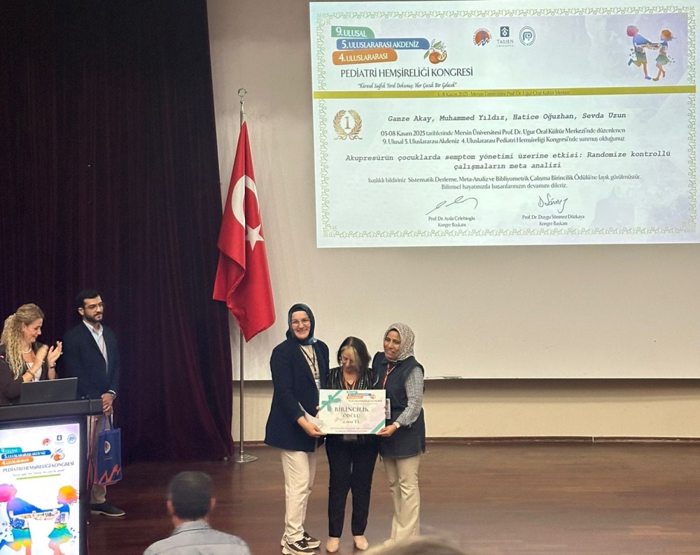 Doç. Dr. Uzun’a Uluslararası Kongrede Birincilik Ödülü