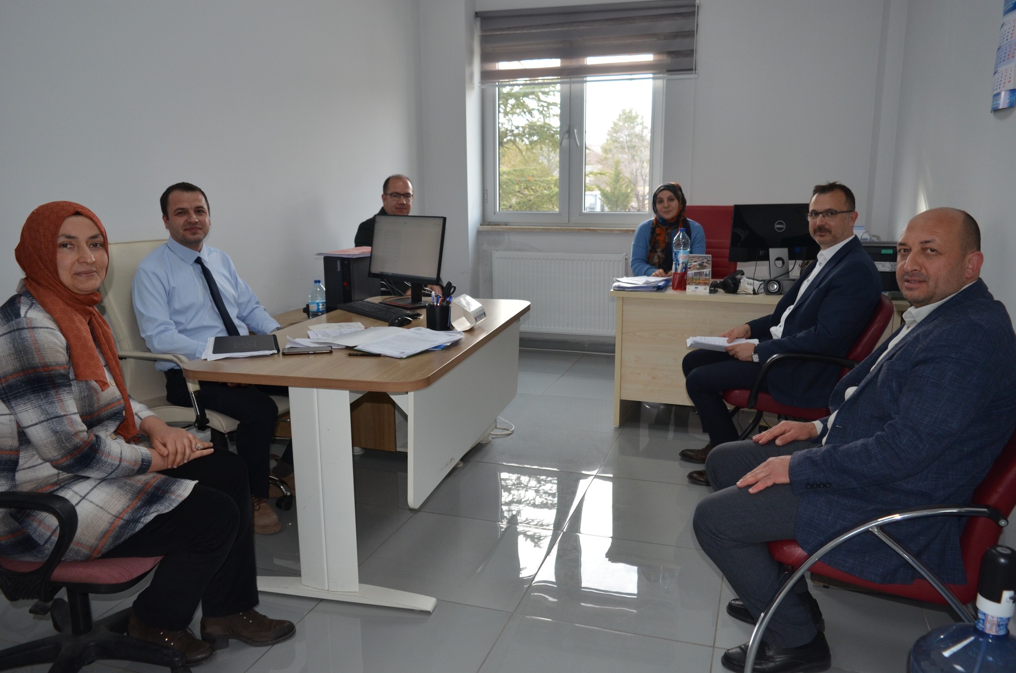 Ersoy, Birim Personeliyle Bir Araya Geldi, Çalışmaları Inceledi