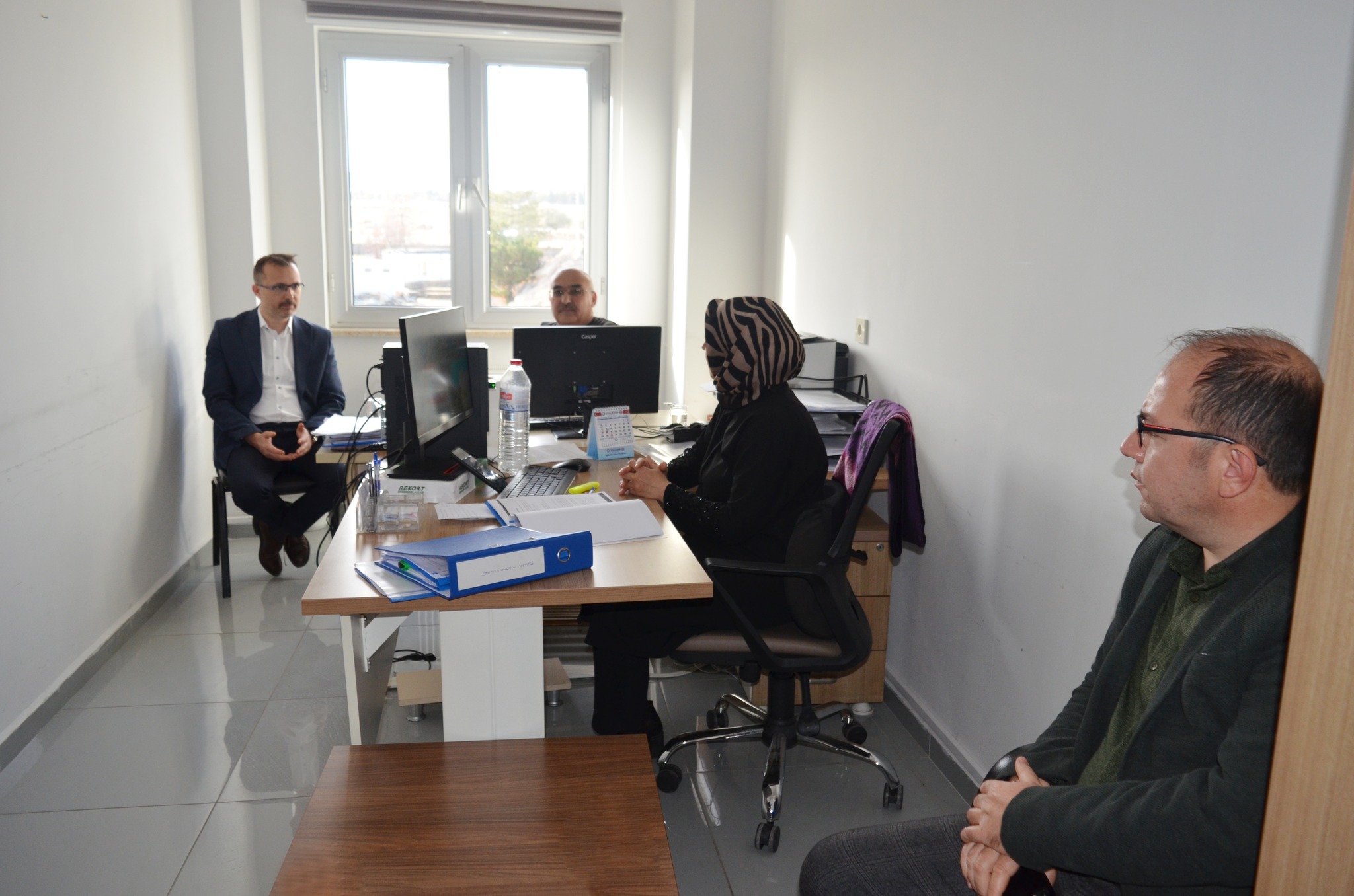 Ersoy, Birim Personeliyle Bir Araya Geldi, Çalışmaları Inceledi3