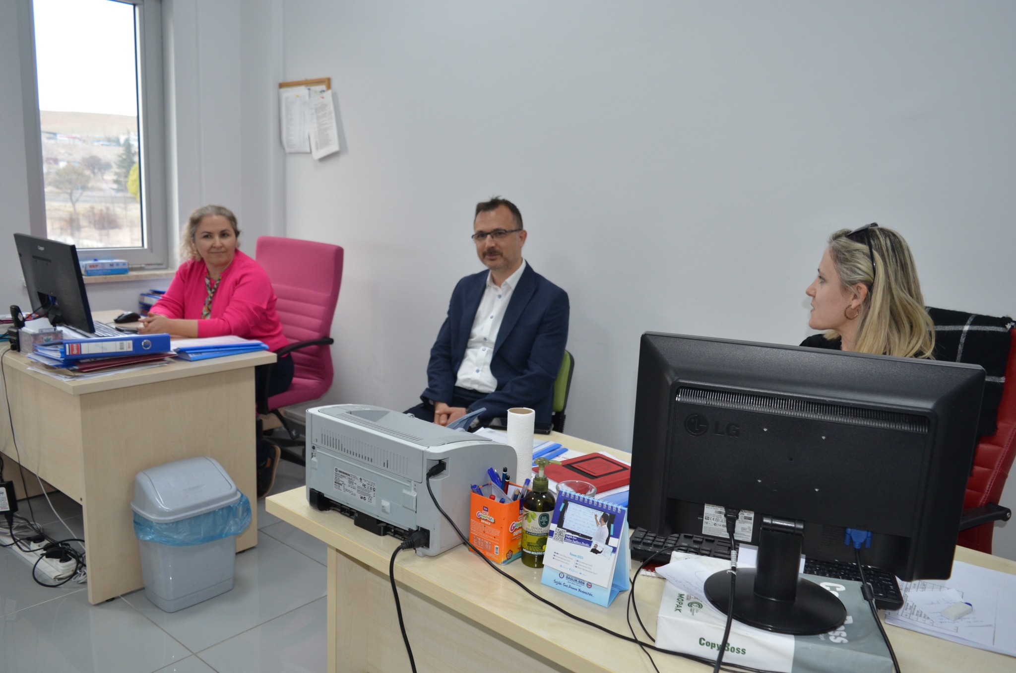 Ersoy, Birim Personeliyle Bir Araya Geldi, Çalışmaları Inceledi5