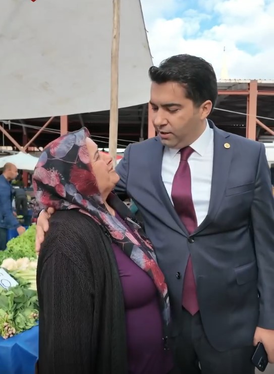 Kaman’da Güçlü Ve Yaşanabilir Ilçe Için Demirci, Halkla Buluştu (1)