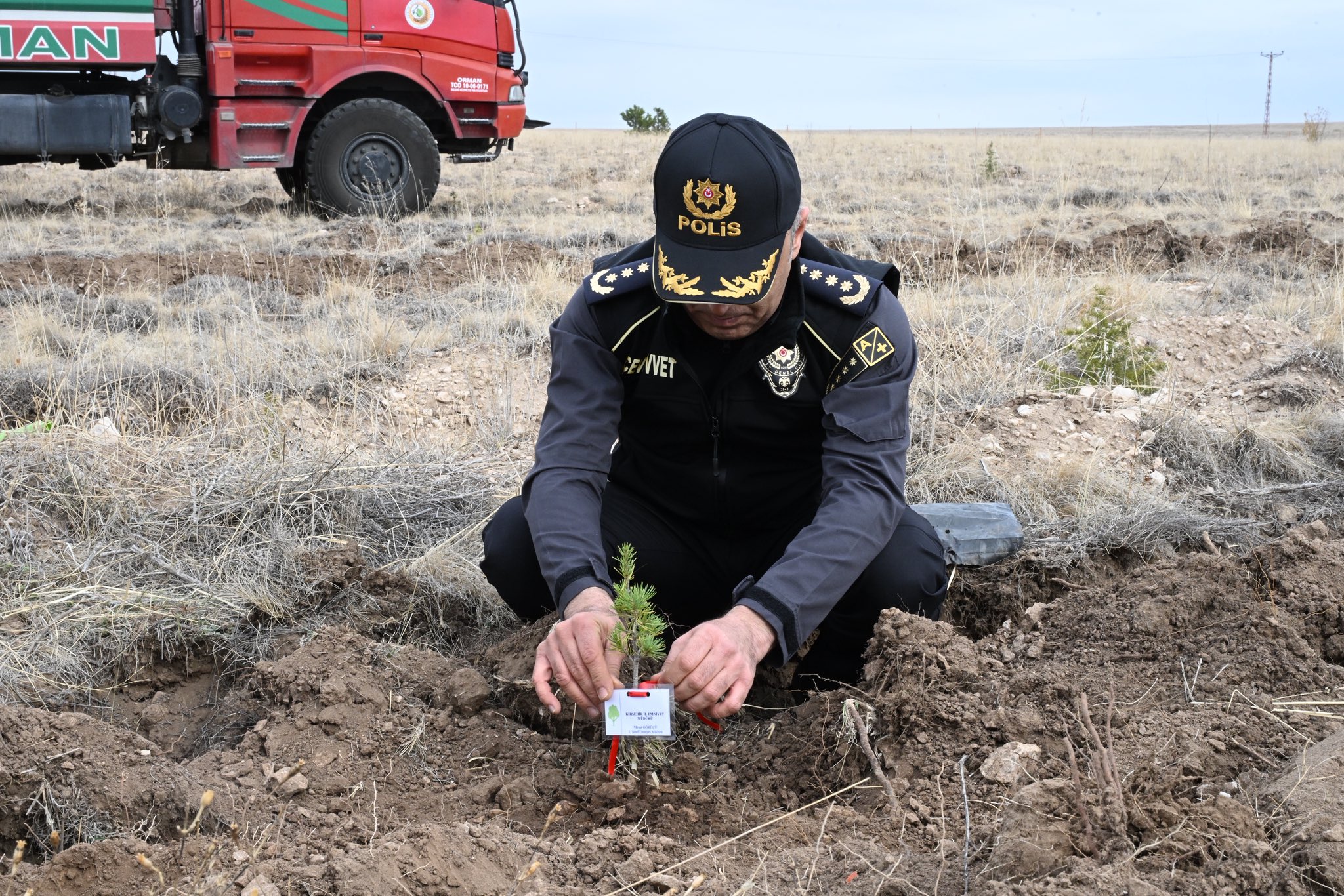 Kırşehir’de Şehitler Için Fidanlar Toprakla Buluştu 4