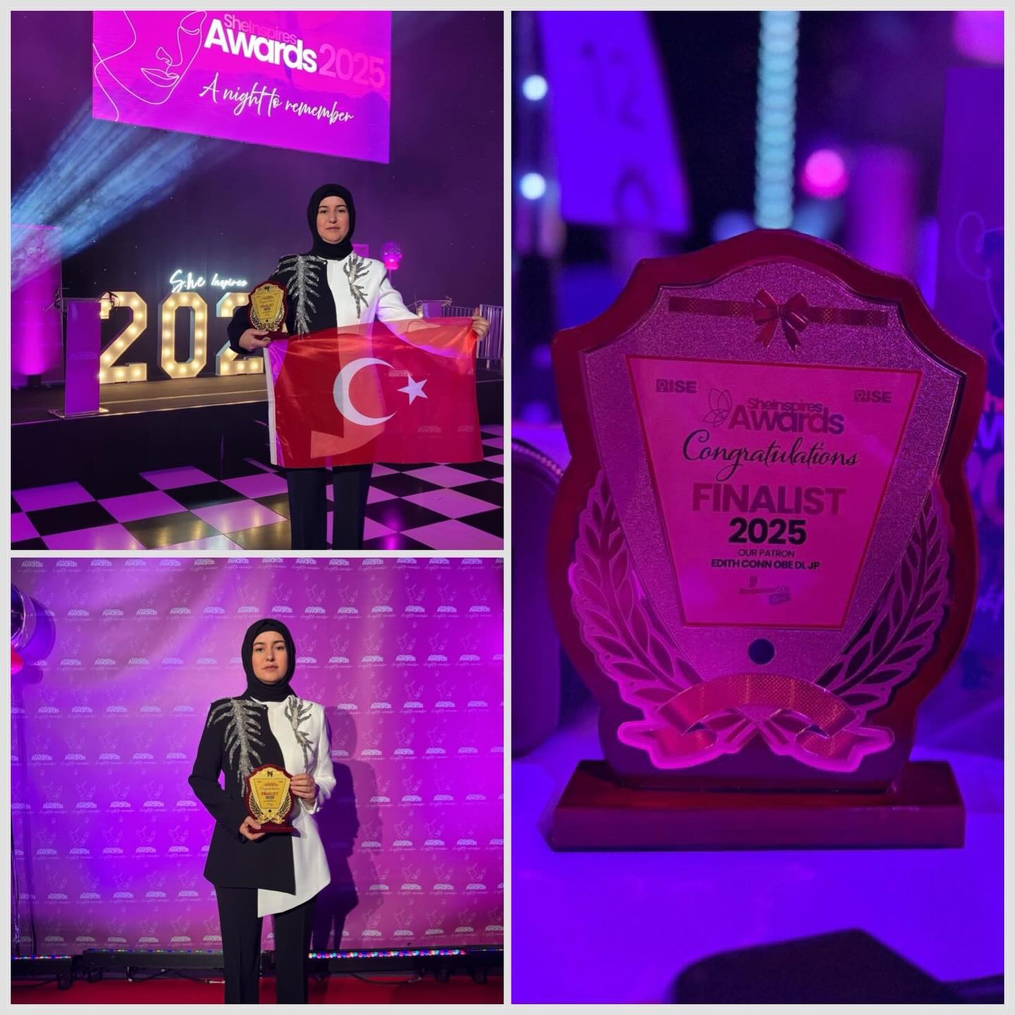 Kırşehirli Öğretmene Sheinspires Yaşam Boyu Başarı Ödülü