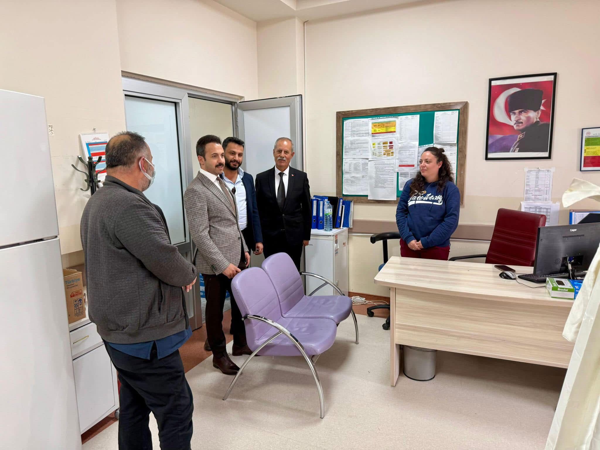 O Ilçede Kaymakam Hastalar Ile Bire Bir Görüştü 4