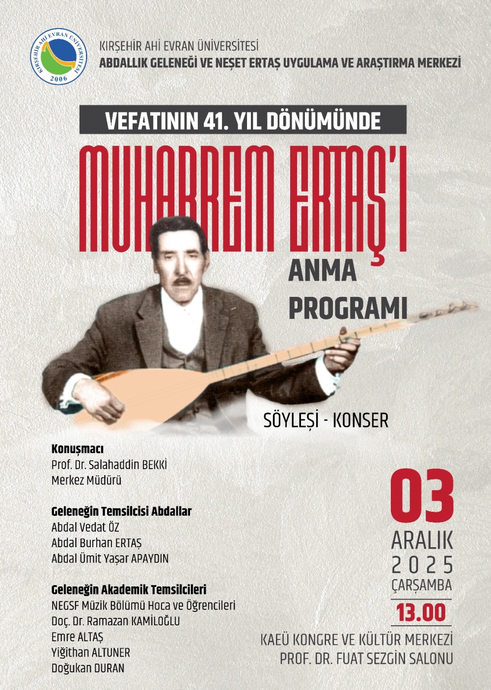 41 Yıllık Sessizliğe Yeniden Ses Olacak Buluşma