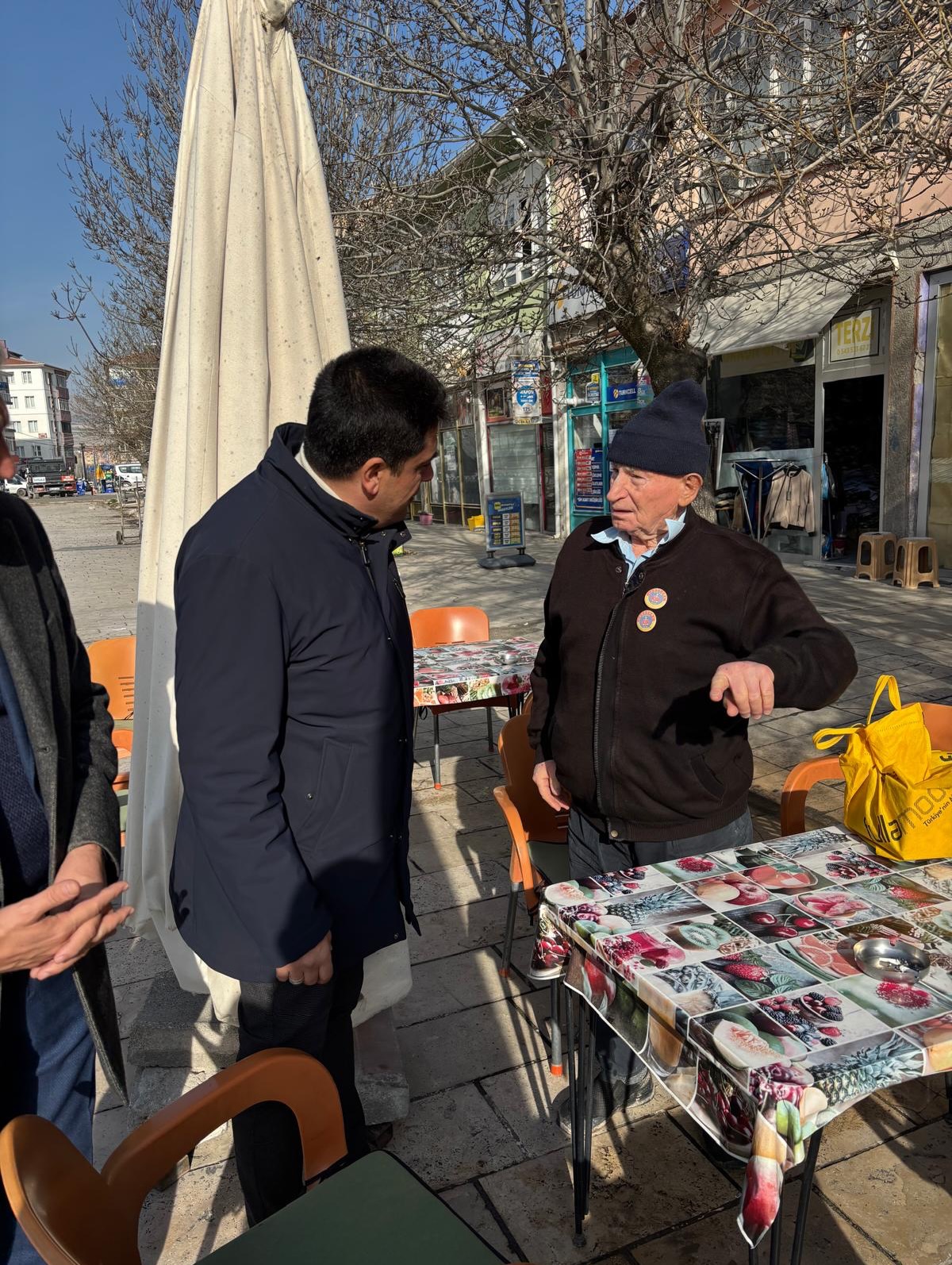 Baran Genç Mucur’da Esnafla Buluştu